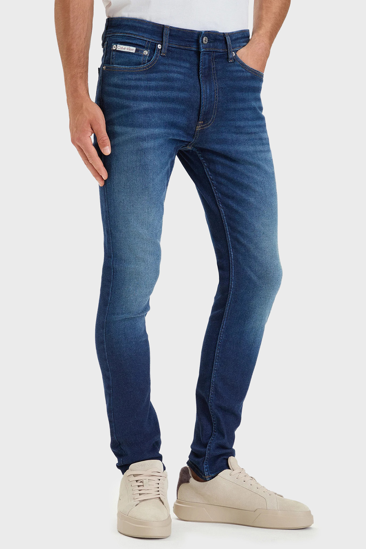شلوار جینمردانهCalvin Kleinآبی سرمه‌ای