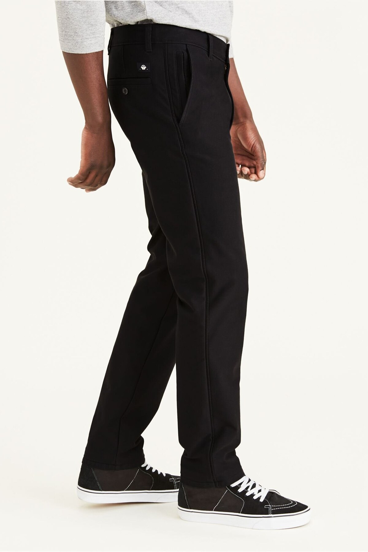 شلوار کتان نازک مردانه Comfort Knit مدل MINERAL BLACK