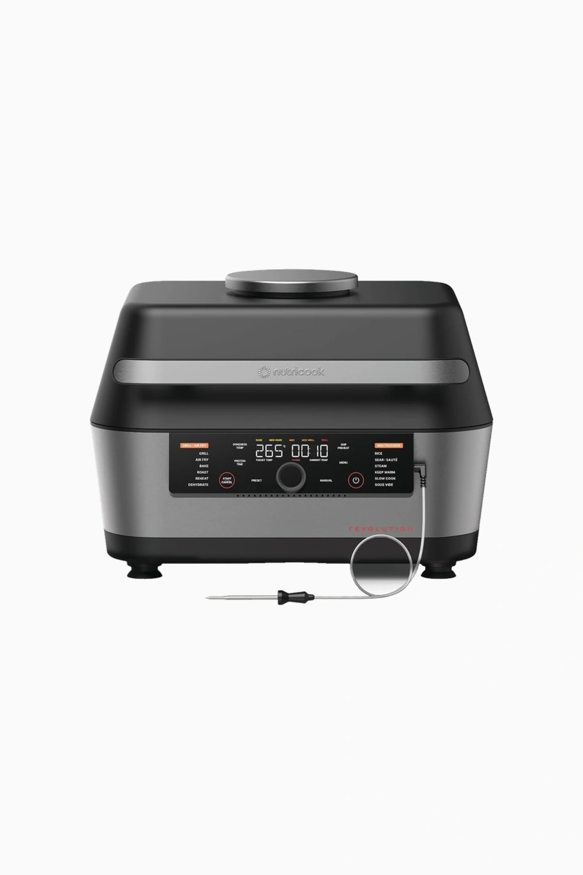 Nutricook Revolution 3'ü 1 Arada Izgara Air Fryer ve Çoklu Pişirici Airfryer
