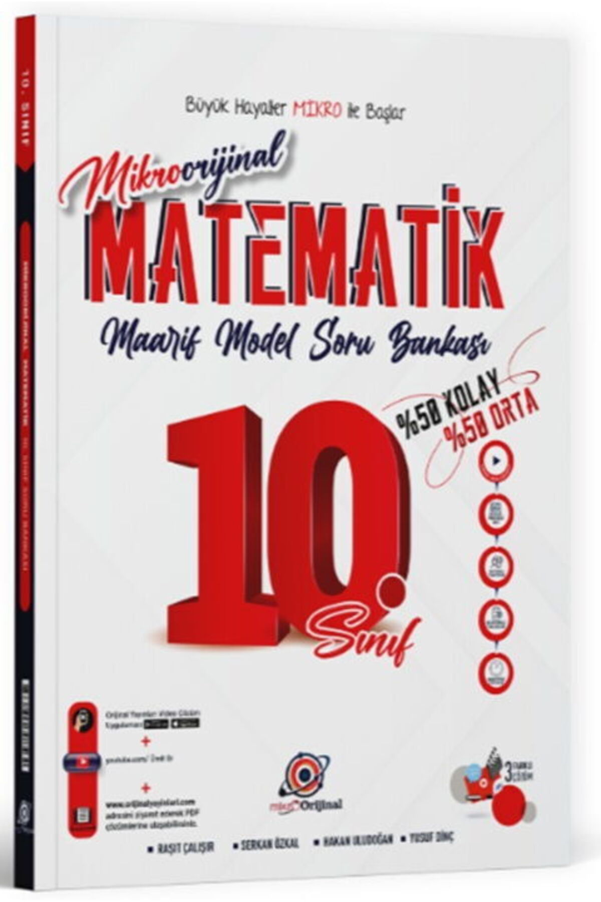 マザーシリーズ(10) Orijinal Yayınları Orijinal Mikro 10. Sınıf Matematik Maarif Model