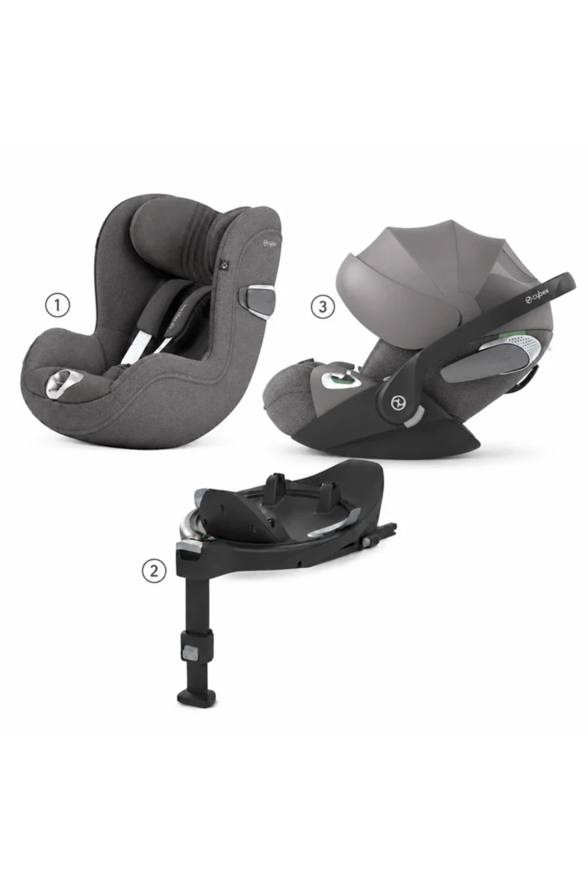 Cybex Cloud T & Sirona T & Baza T | Plus Mirage Grey