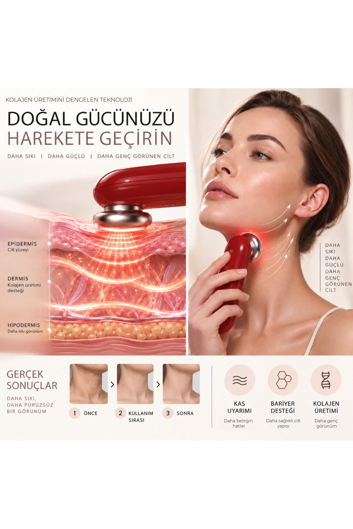 A07 Yeni Nesil RF Ems Cilt Sıkılaştırıcı Gıdı Sarkma Ve Germe Cilt Bakım Cihazı-Kesin Sonuç — قرمز TYCE0FD28EF986D08962BAD00 — تصویر 6 از 7