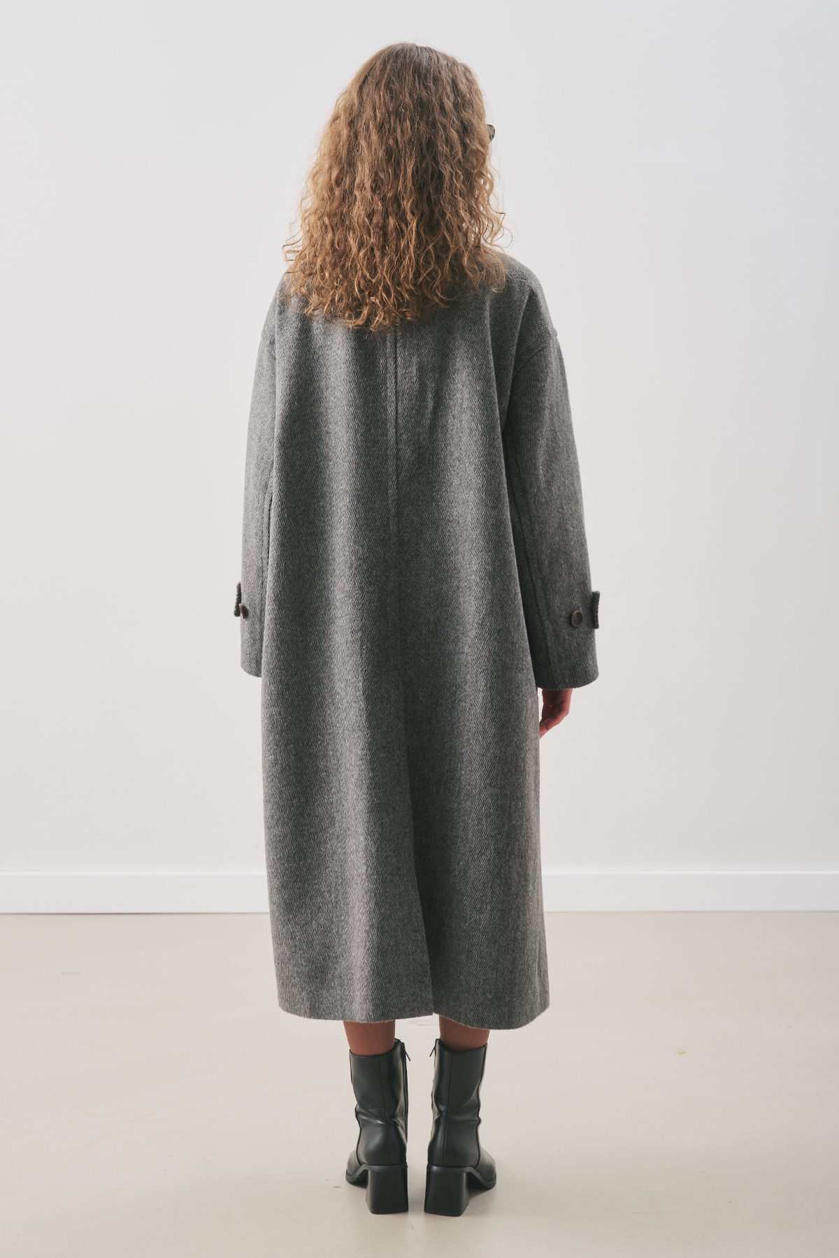 Manuka RAI OVERSIZE KABAN ANTRASİT görsel 6