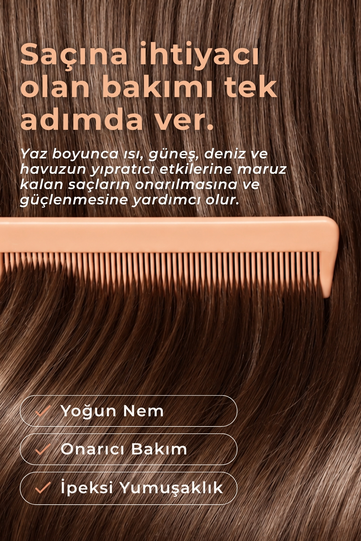 Yoğun Onarıcı Saç Bakım Maskesi | 100ml Kuru ve Yıpranmış Saçlar İçin — HMA-01 — تصویر 2 از 7