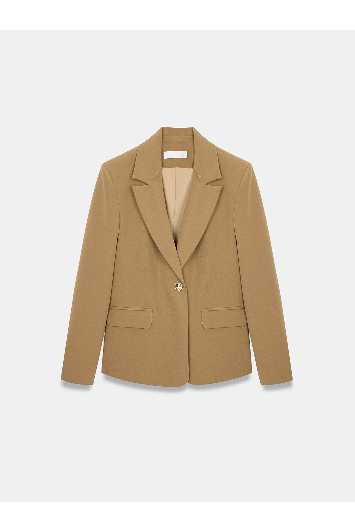 Dilvin 60816 Vücuda Oturan Blazer-Yağ Yeşil görsel 6