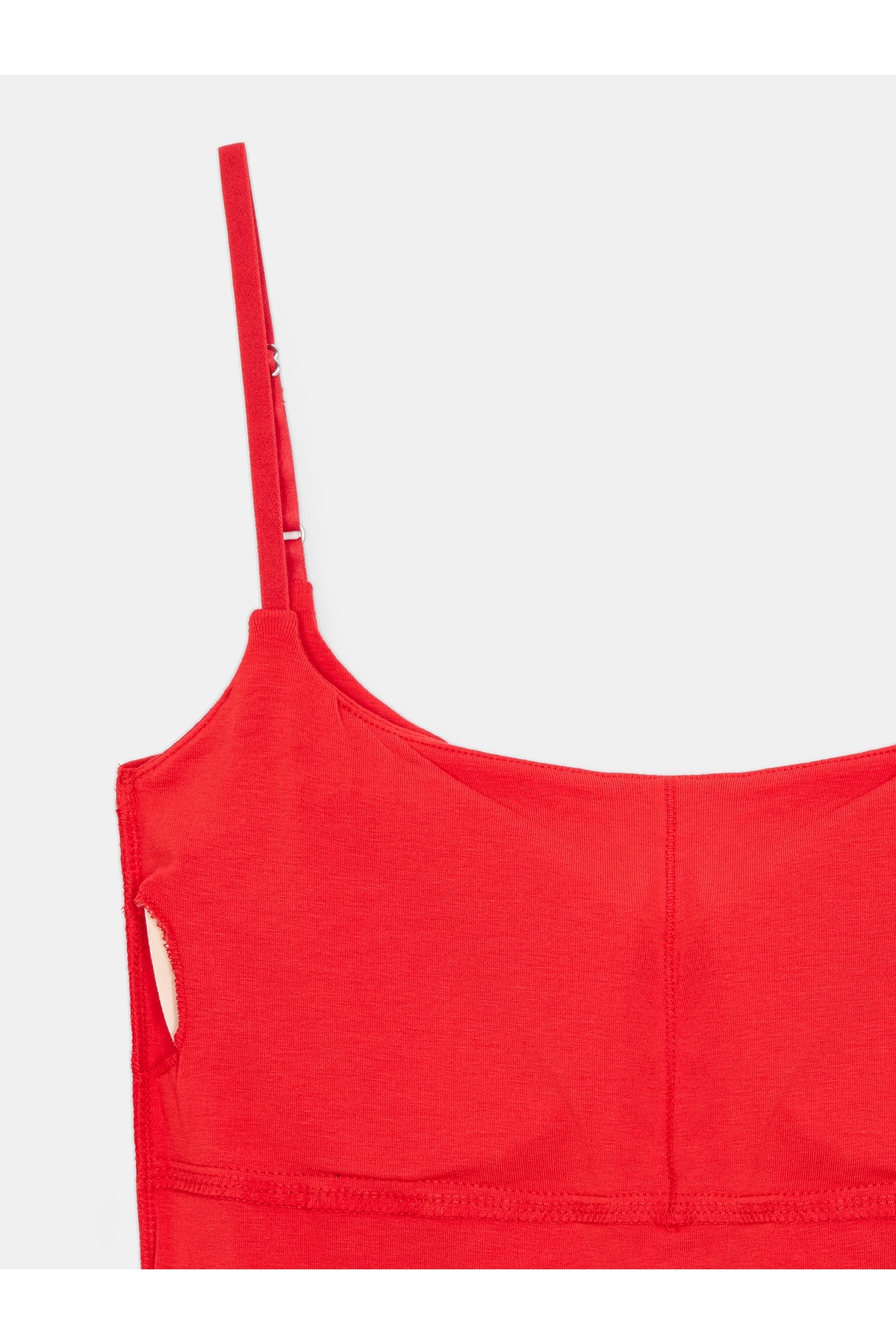 Dilvin 21200 Bra-Free Askılı Top-Kırmızı görsel 8