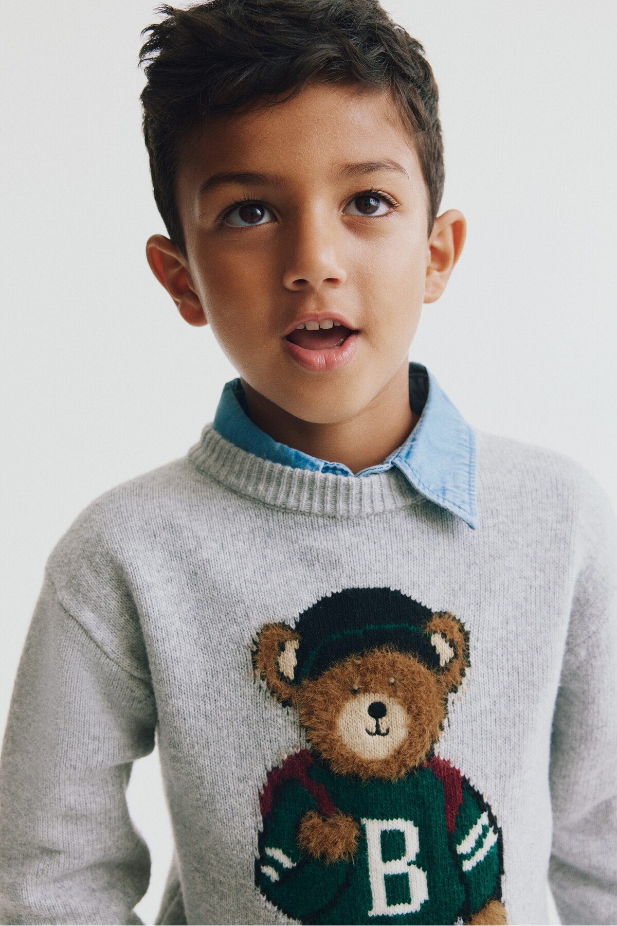 ژاکت بافتنی ژاکارد اچ اند ام سویشرت H&M