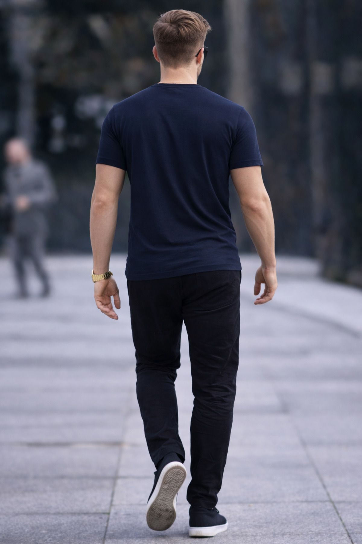 COMBİNE MİCHAİL Erkek Bisiklet Yaka Slim Basic Yazlık Tişört görsel 6