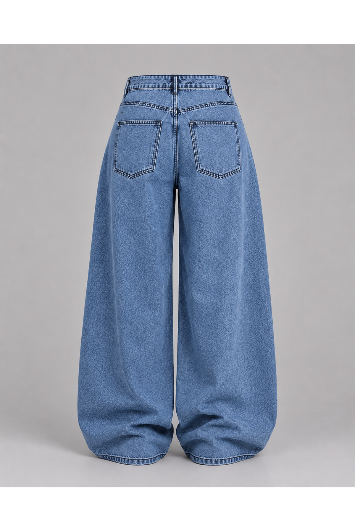 shop Baggy salaş pucket jean kar yıkama jean görsel 2