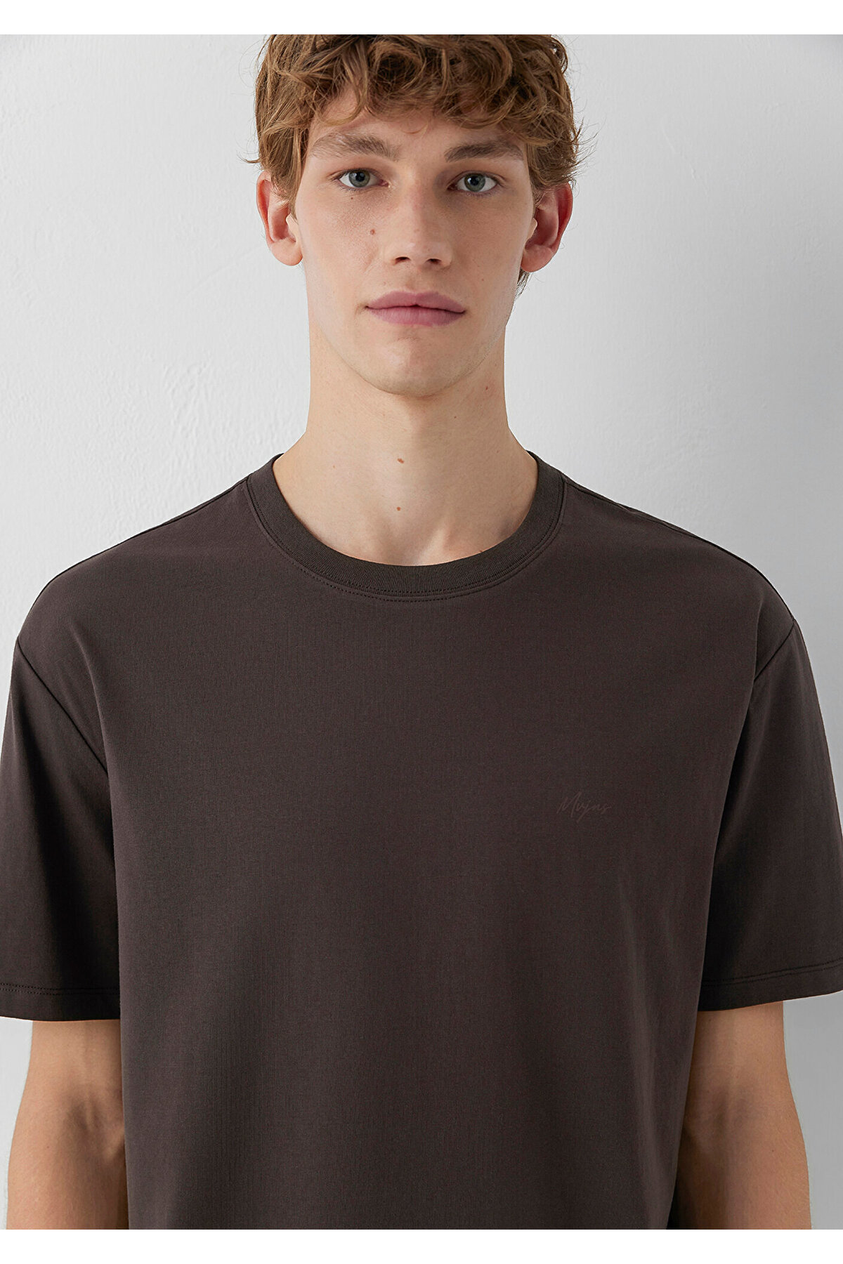Mavi Mvjns Kahverengi Basic Tişört Loose Fit / Bol Rahat Kesim 0613680-70219 görsel 6