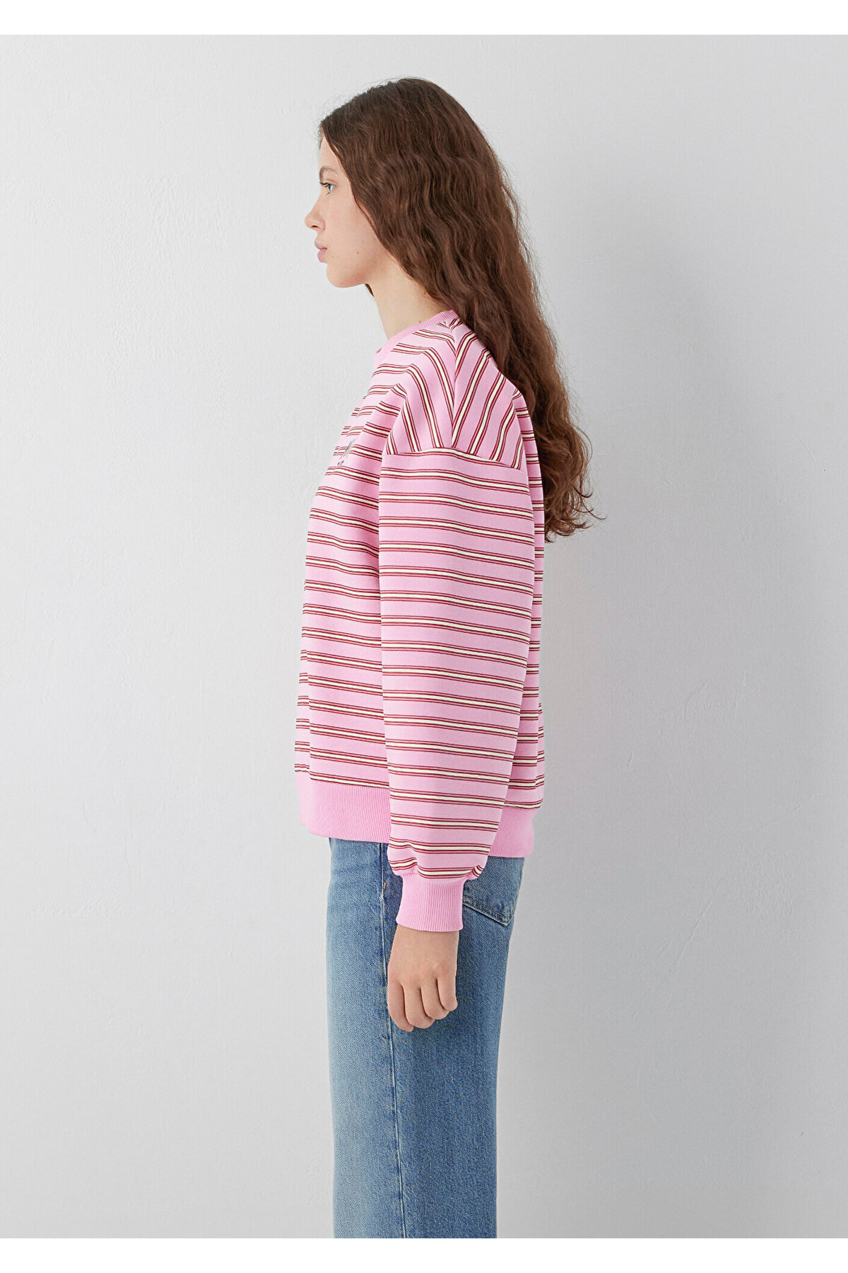Mavi Pembe Sweatshirt 1S20092-91734 görsel 4