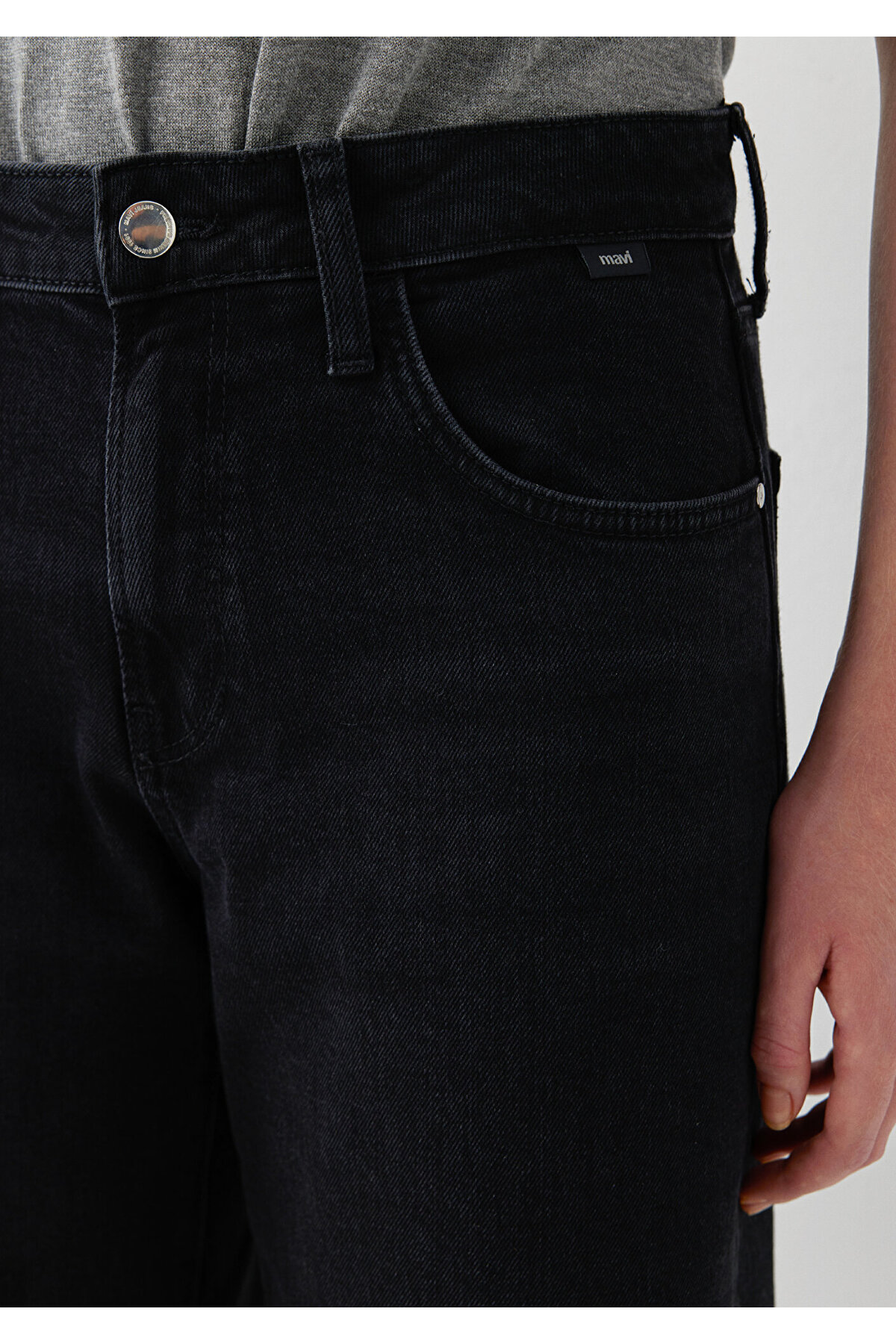Mavi Leila Premium Blue Koyu Gri Jean Pantolon 1010600-A6198 görsel 7