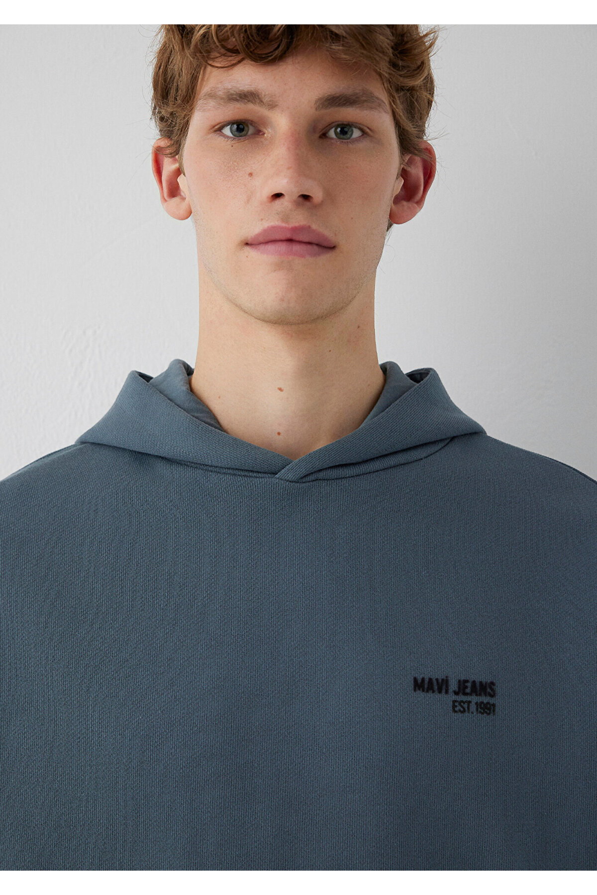 Mavi M0S10676 Jeans Kapüşonlu Erkek Sweatshirt LACİVERT görsel 7