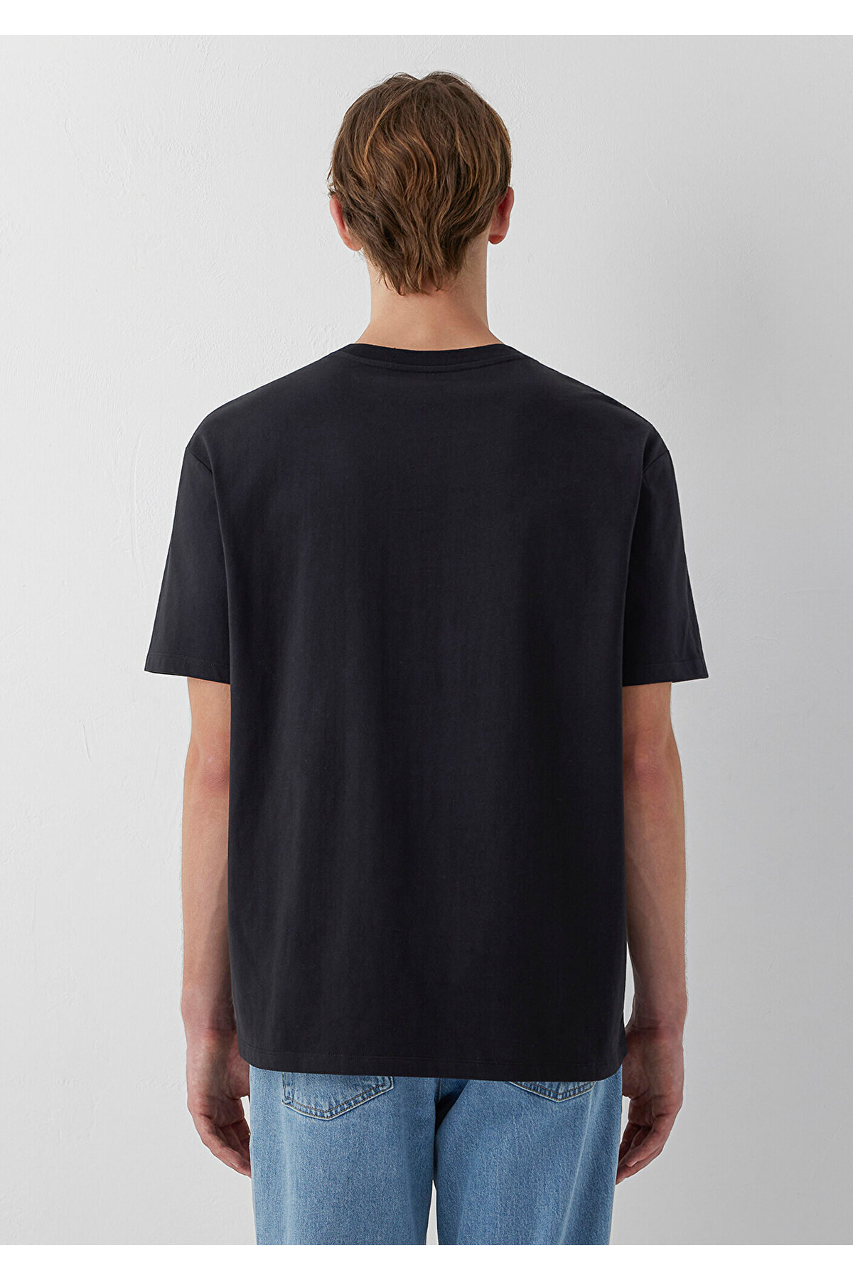 Mavi Mvjns Siyah Basic Tişört Loose Fit / Bol Rahat Kesim 0613680-900 görsel 5