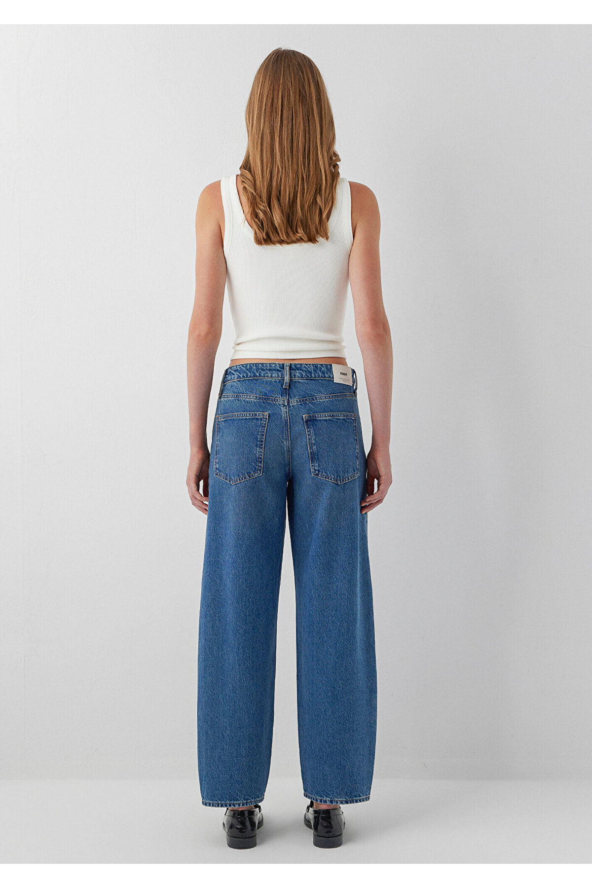 Mavi Leila Premium Blue Gölgeli Indigo Mavisi Jean Pantolon 1010600-A3812 görsel 5