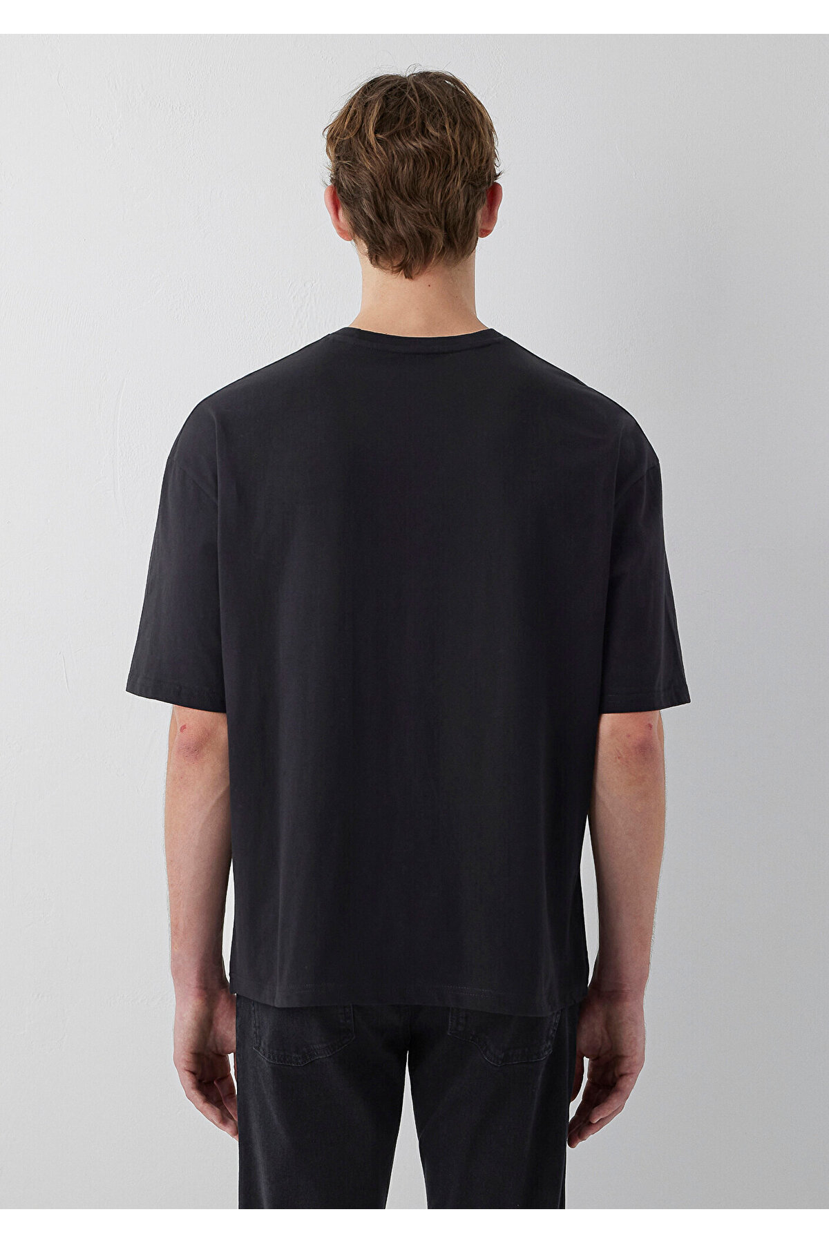 Mavi M0613553 Baskılı T-Shirt Erkek Tişort SİYAH görsel 5