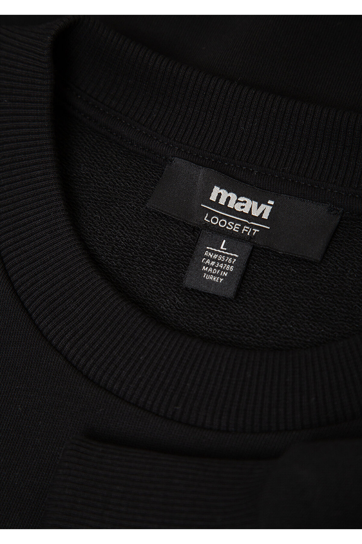 Mavi Logo Siyah Basic Sweatshirt 0S10643-900 görsel 8