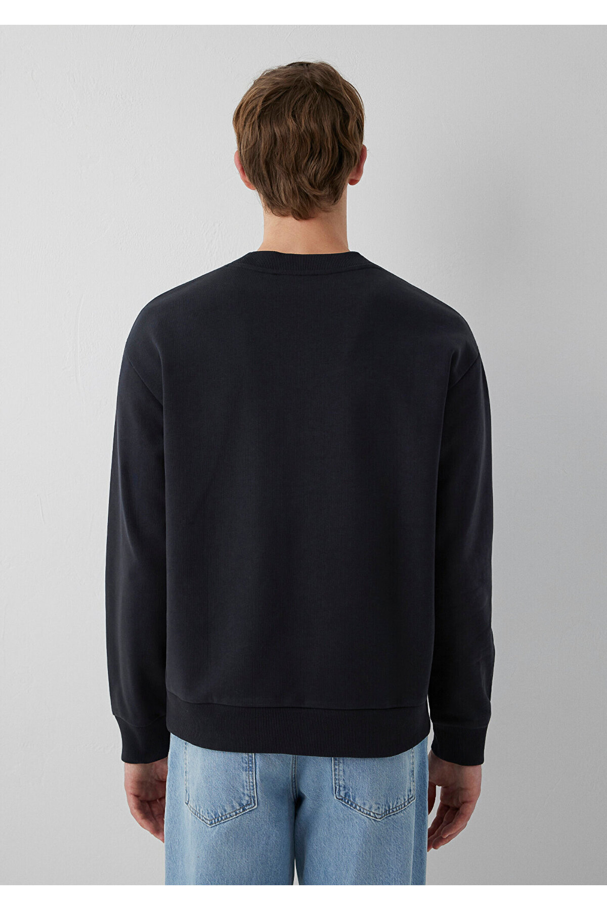 Mavi M0S10611 Patch Nakışlı Erkek Sweatshirt SİYAH görsel 6