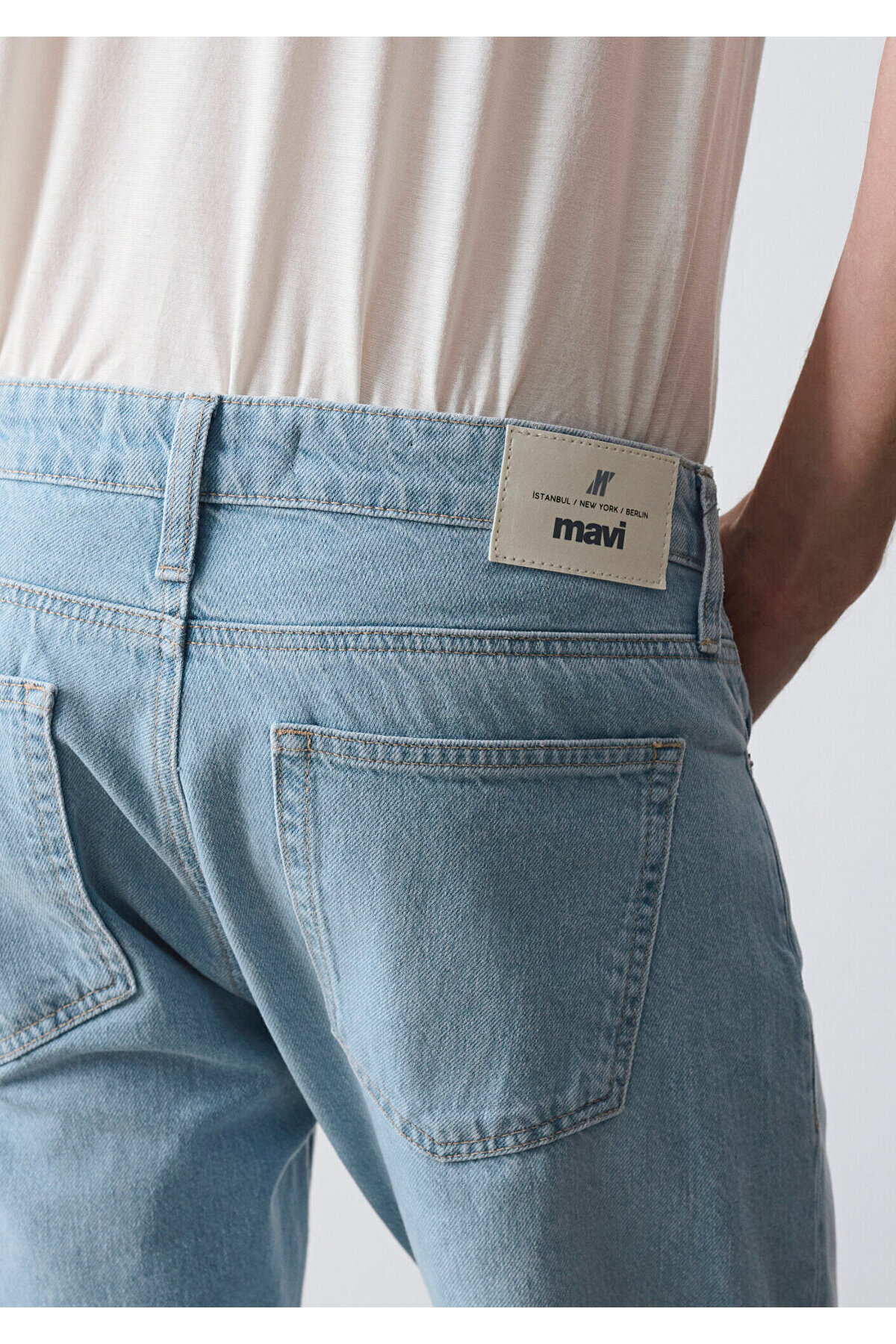 Mavi M000152 Madrid Bleached Street Jean Pantolon Erkek Kot Pantolon görsel 7