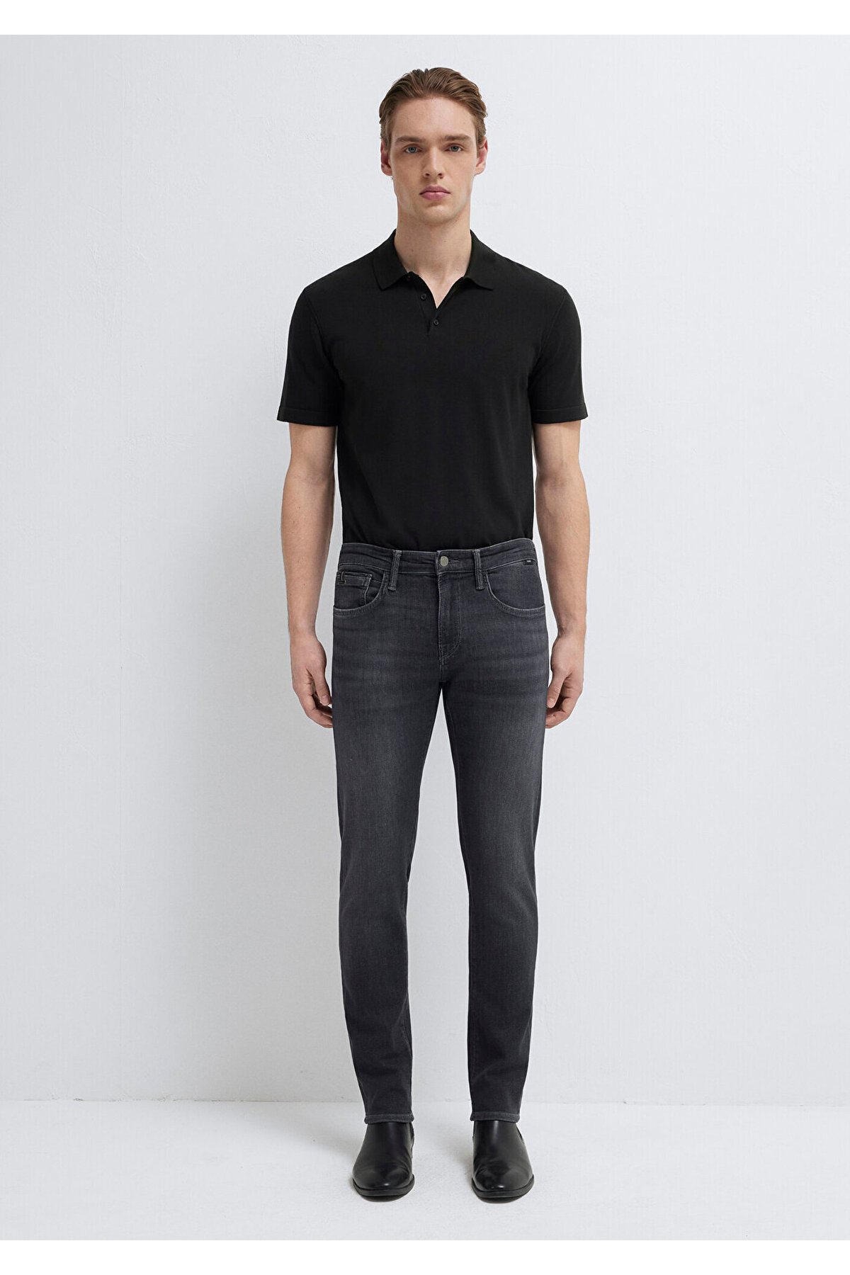 Mavi Jake Lux Black Antrasit Jean Pantolon 00422A1743 görsel 3