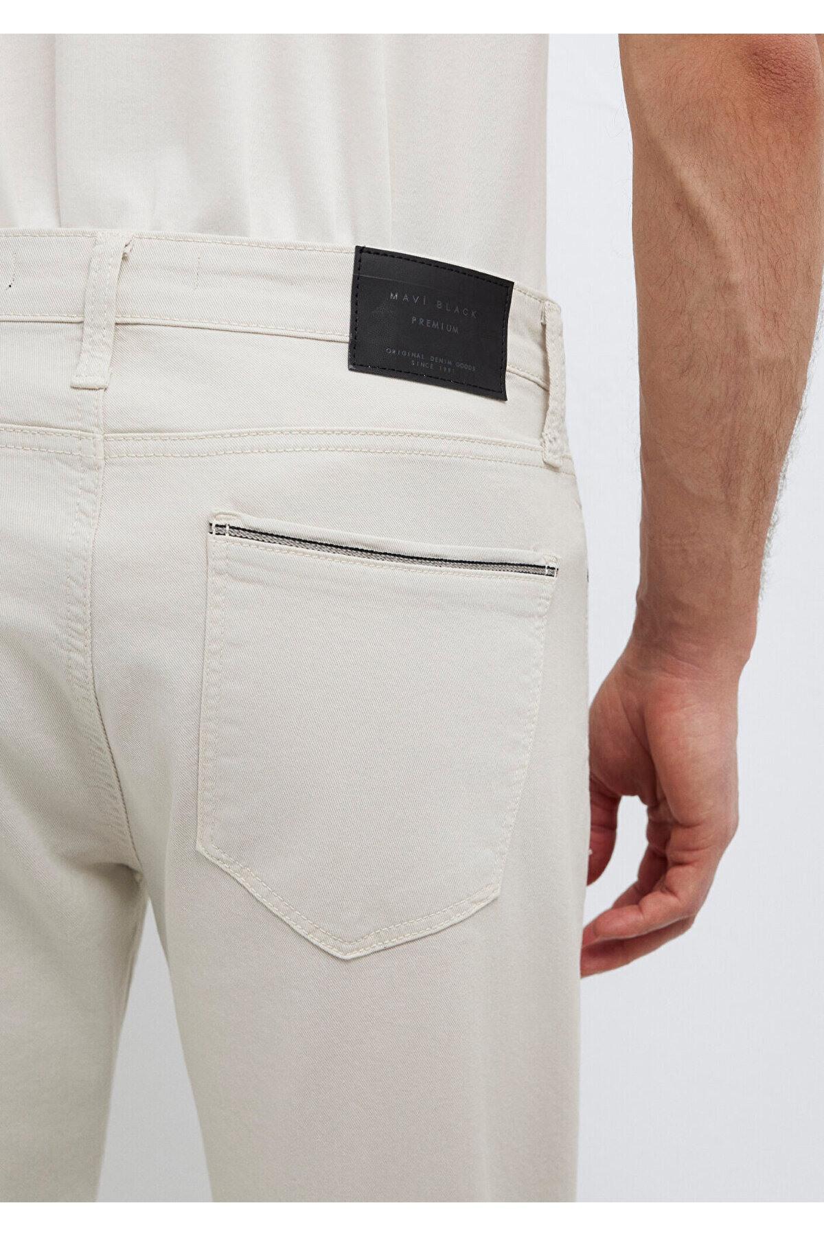 Mavi Milan Black Gri Gabardin Pantolon 0081089464 görsel 8