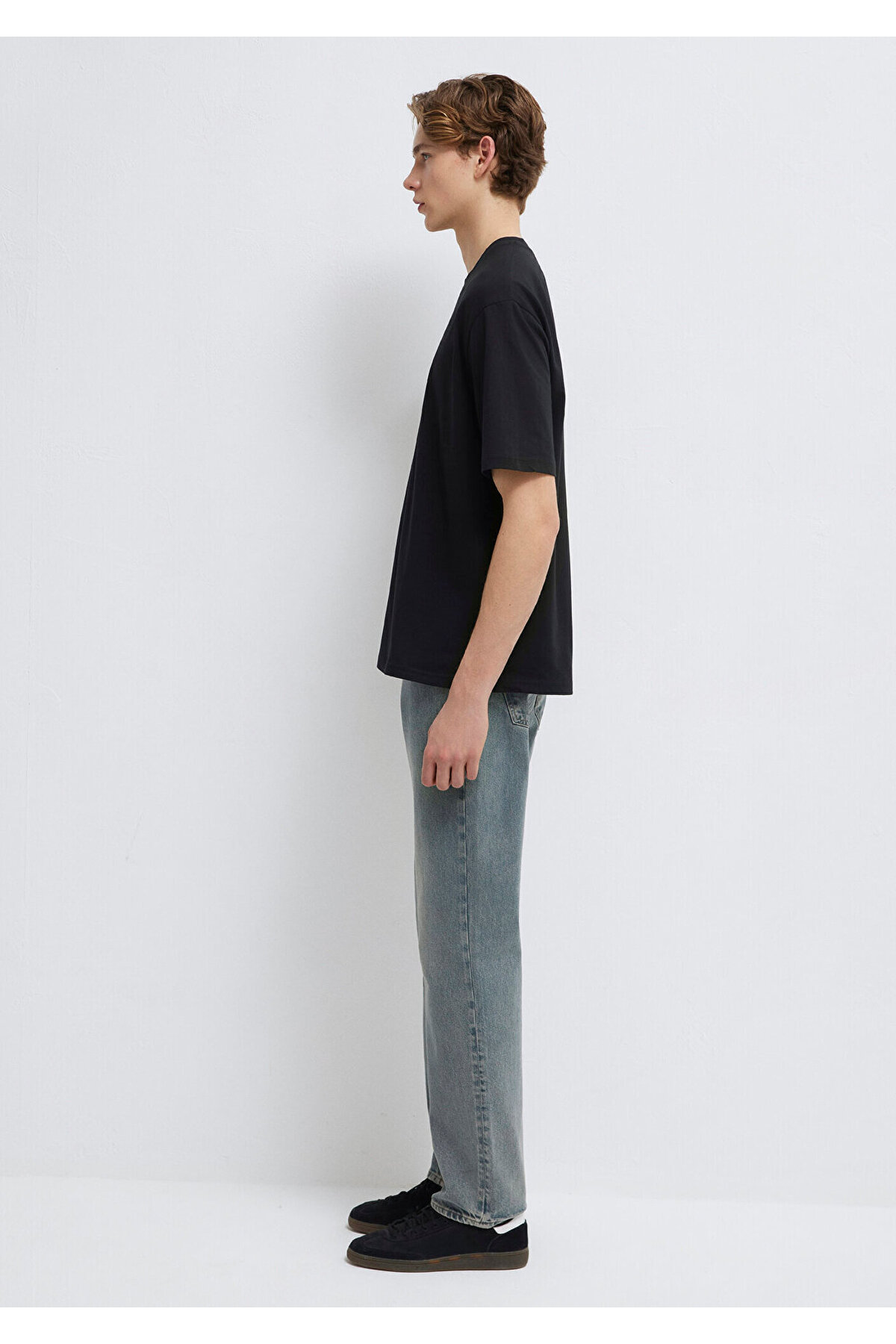 Mavi Pro Siyah Tişört Relaxed Fit / Rahat Kesim 0613438-900 görsel 4