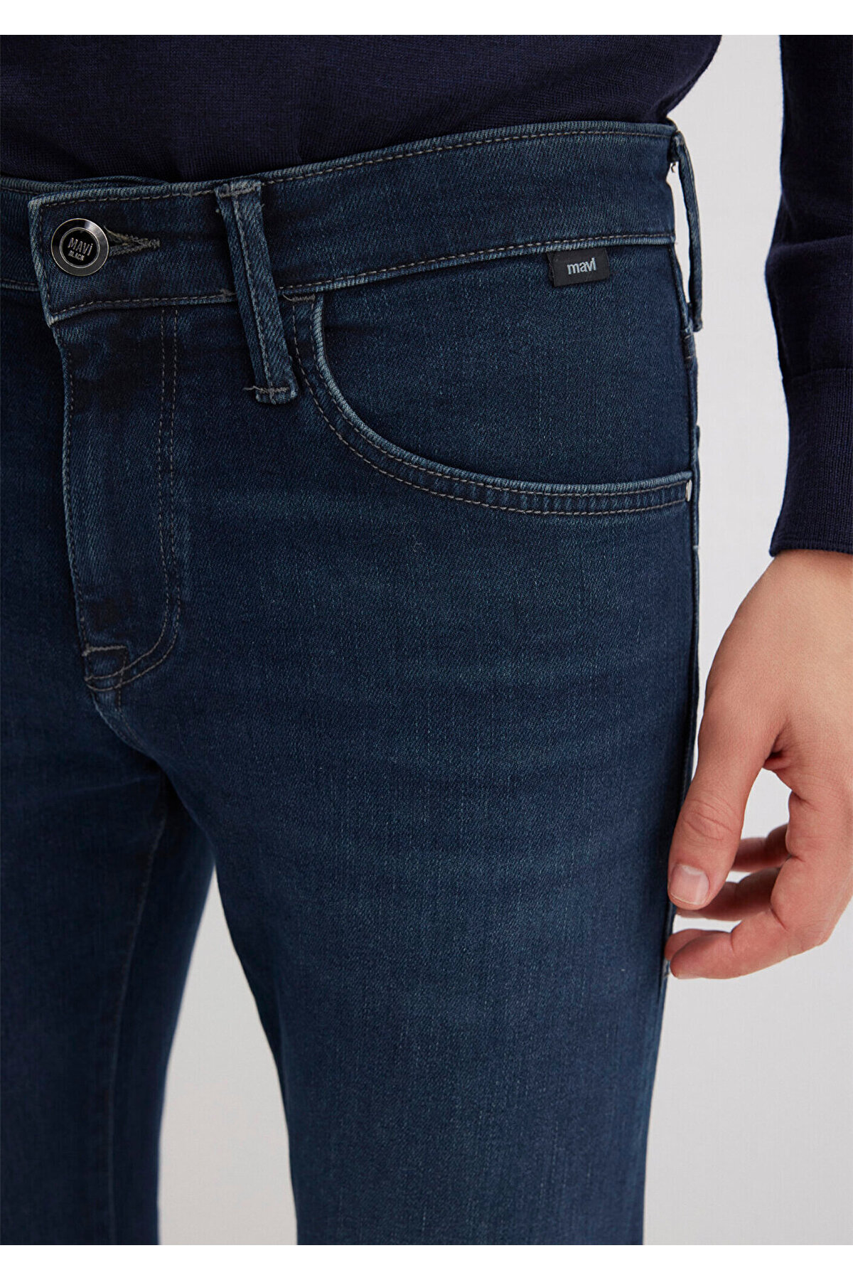 Mavi James Lux Black Puslu Koyu Jean Pantolon 0042490825 görsel 7