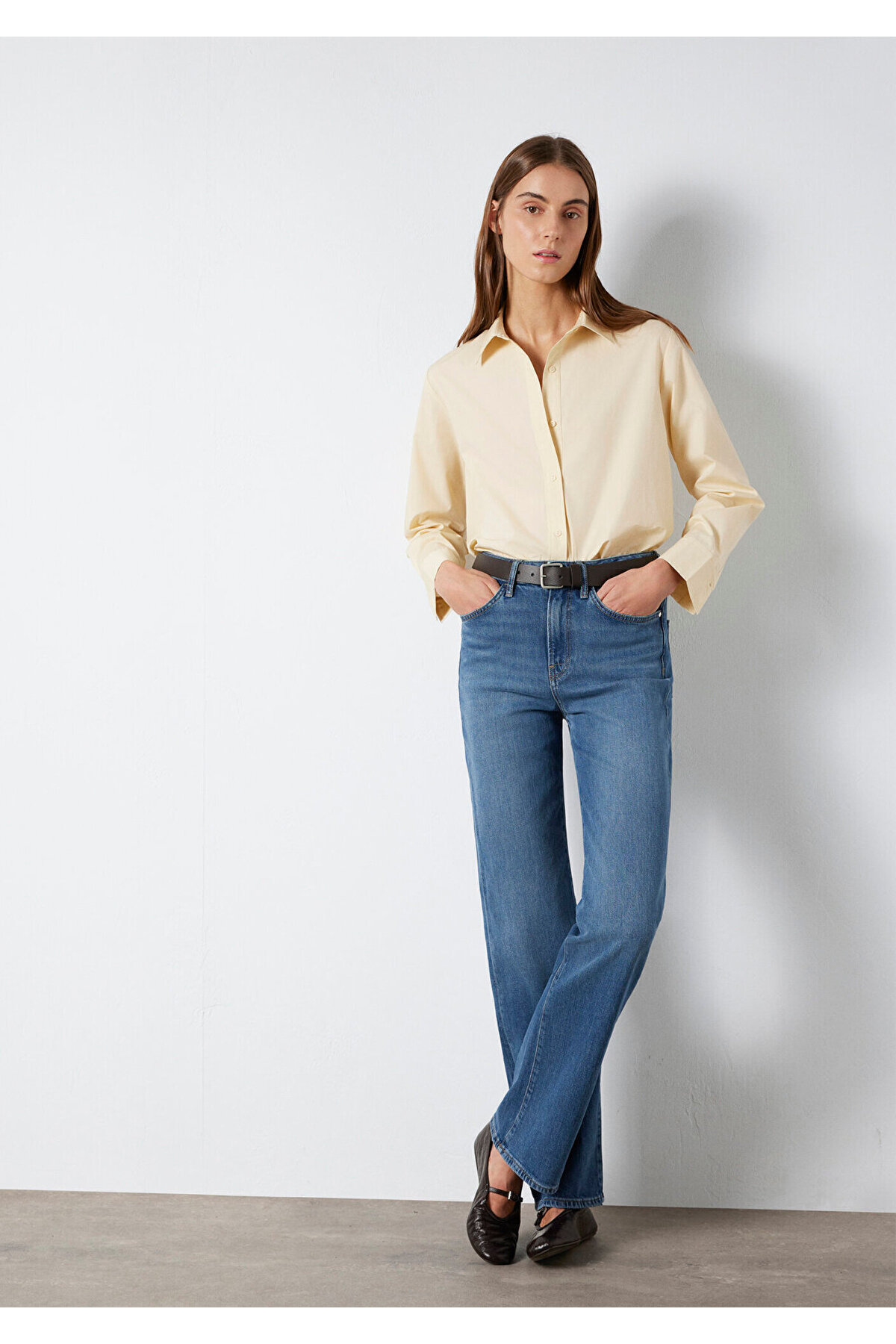 Mavi Victoria Premium Blue Puslu Koyu Jean Pantolon 101072-A3035 görsel 3