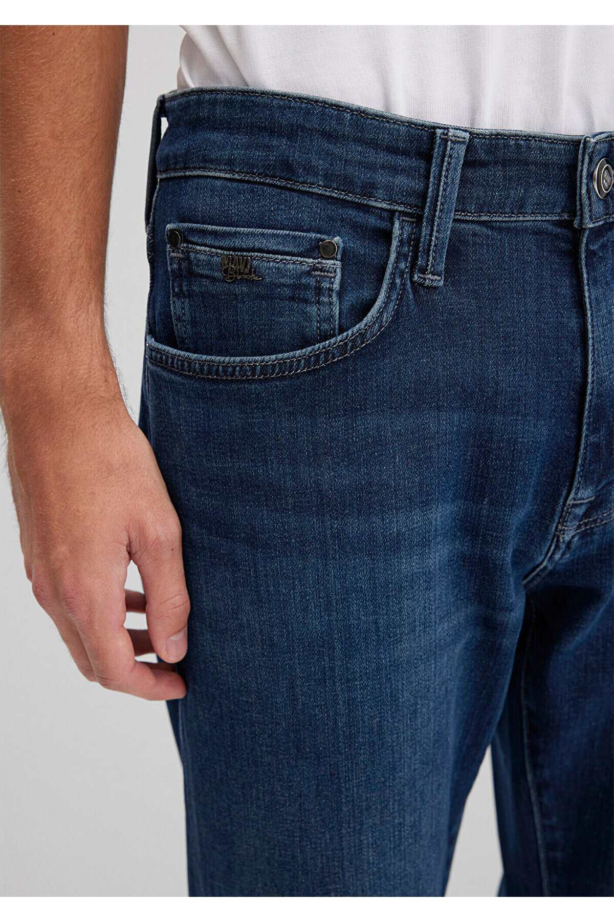 Mavi Marcus Lux Black Gölgeli Gece Mavisi Jean Pantolon 0035190824 görsel 6