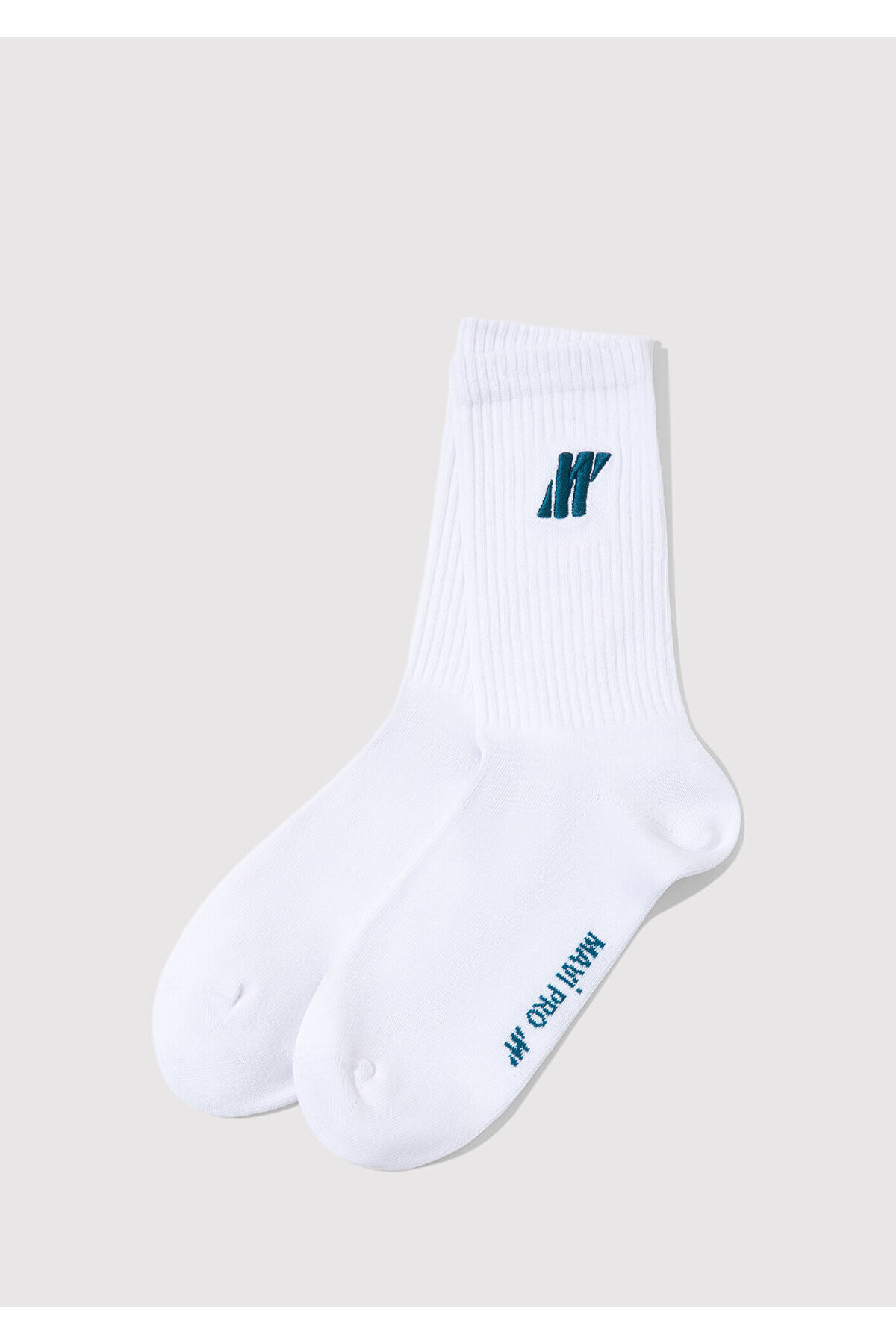 Mavi Pro Nakışlı Soket Çorap 0912192-20844