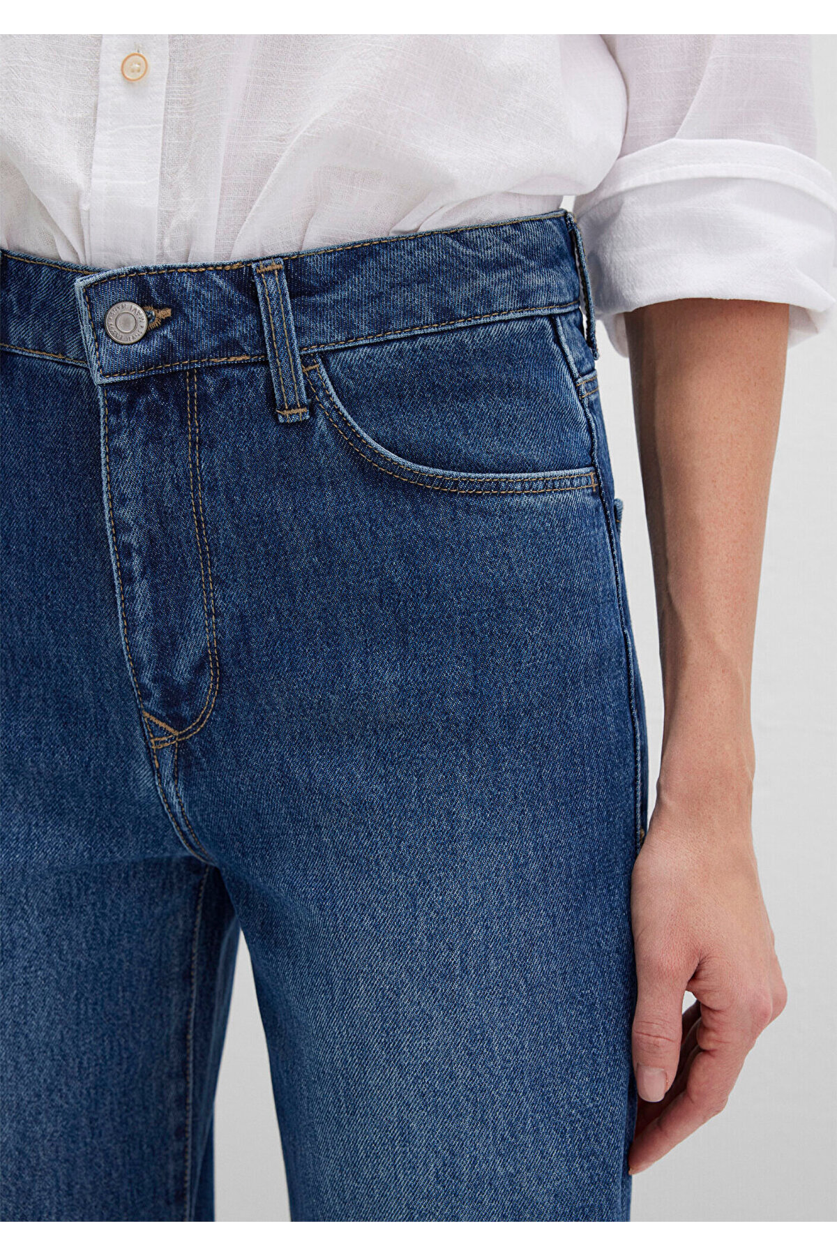 Mavi Malibu Mid Used Denim Jean Pantolon 8810152-91317 görsel 6