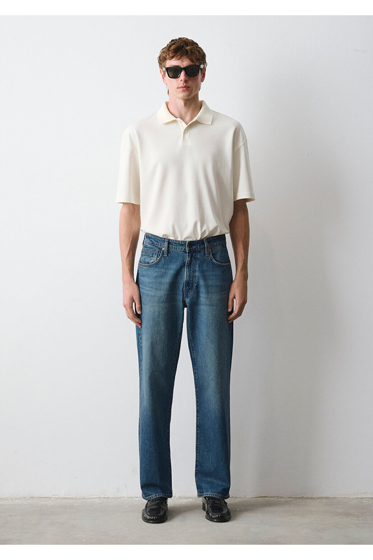 Mavi Marlon Classic Denim Puslu Indigo Mavisi Jean Pantolon 0019166-A2952 görsel 3