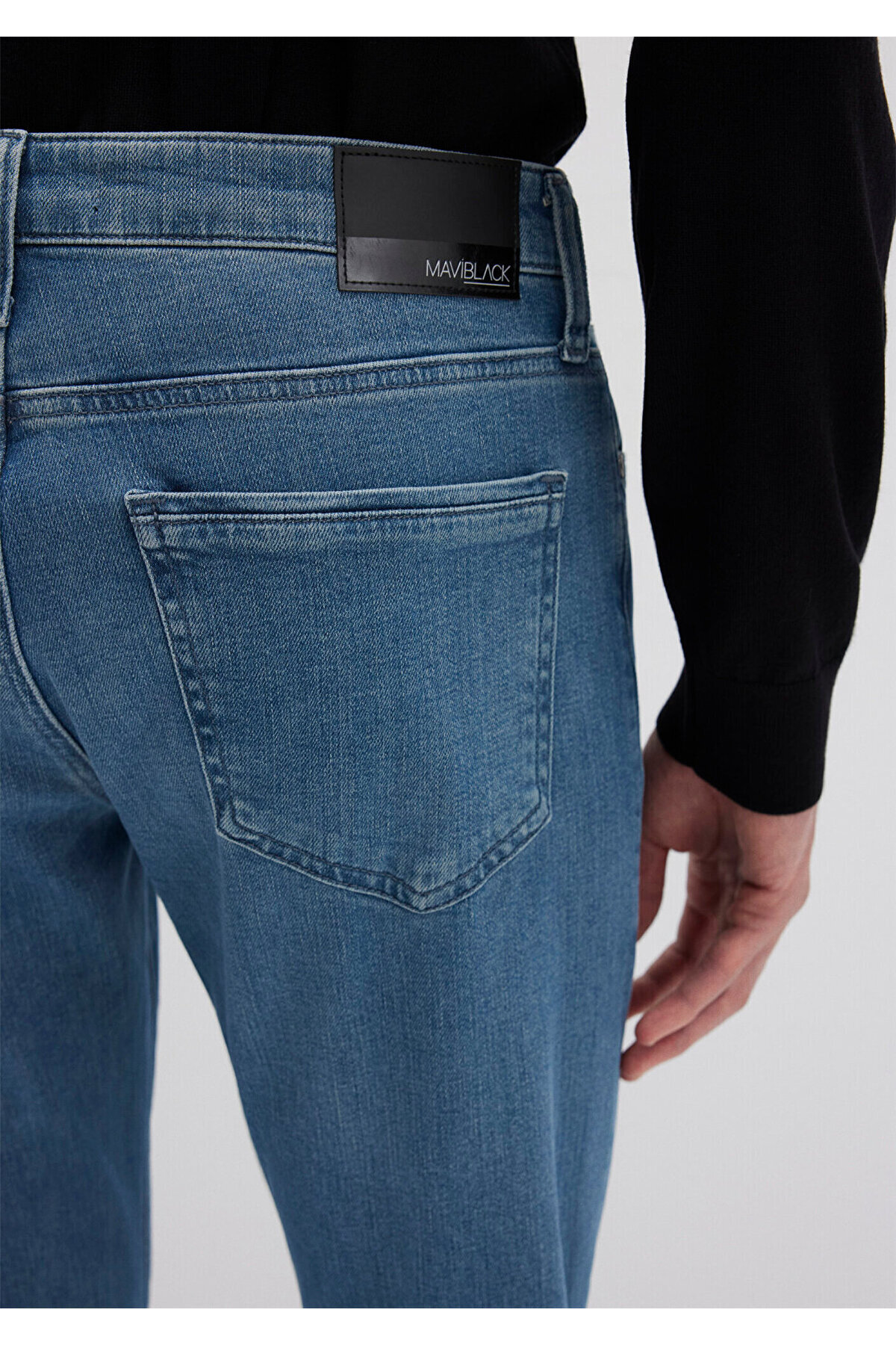 Mavi Hunter Black Vintage Indigo Mavisi Jean Pantolon 0020290661 görsel 7