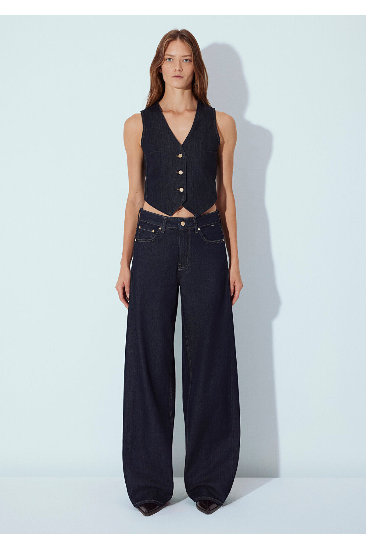 Mavi Siena Iconic Rinse Jean Pantolon 1010763-90994 görsel 3