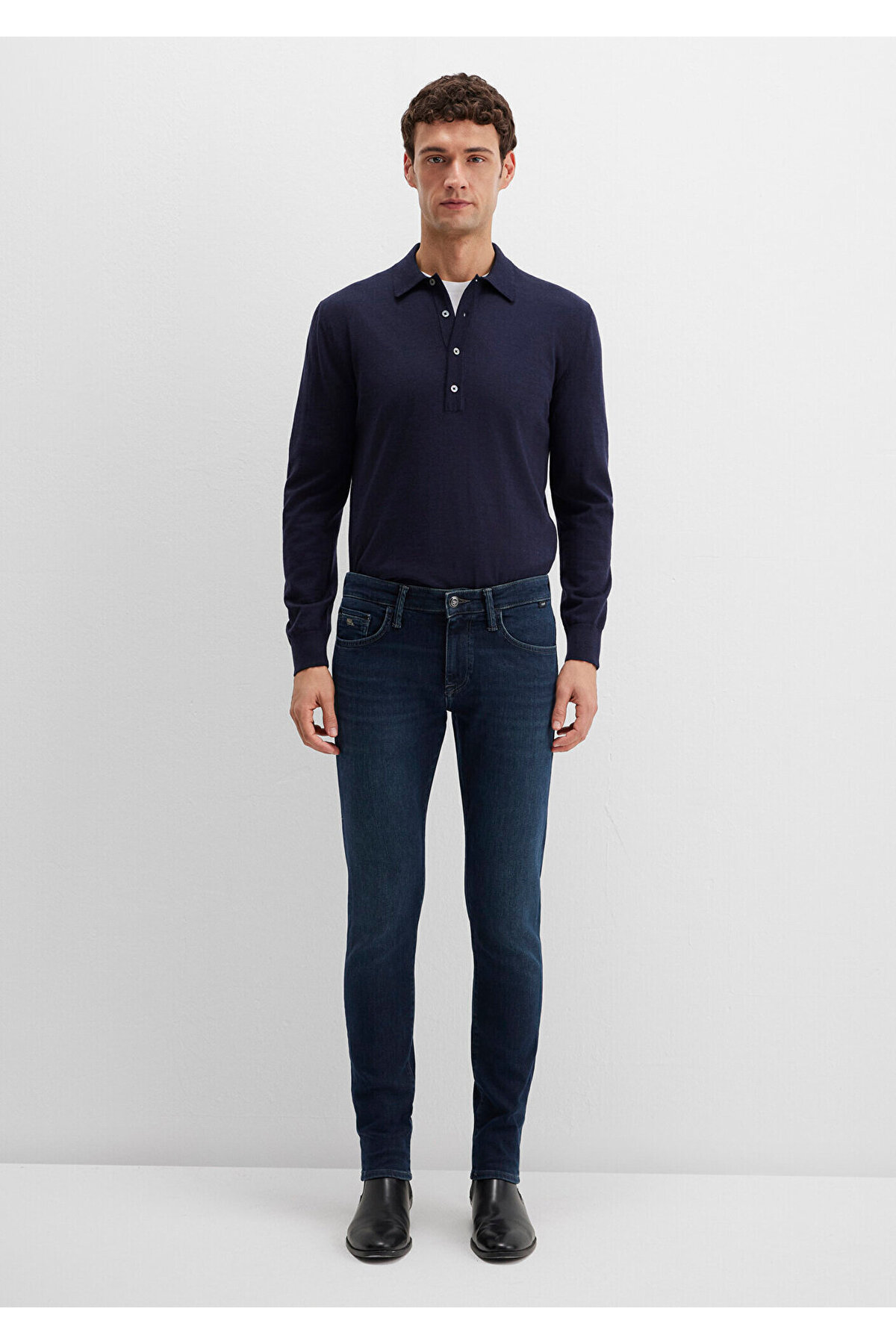 Mavi James Lux Black Puslu Koyu Jean Pantolon 0042490825 görsel 5