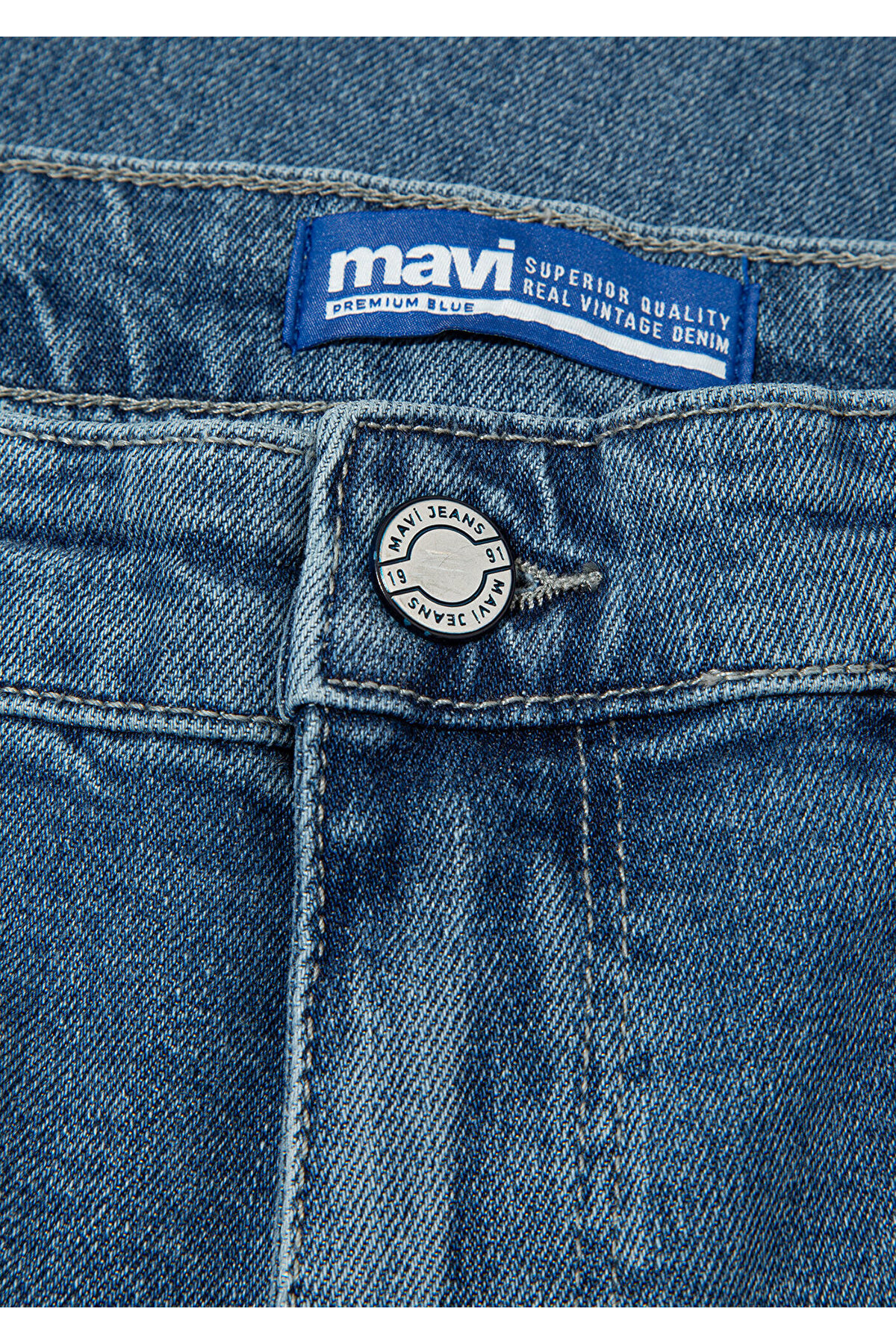 Mavi Hasan Premium Blue Vintage Indigo Mavisi Jean Pantolon 0006690654 görsel 3