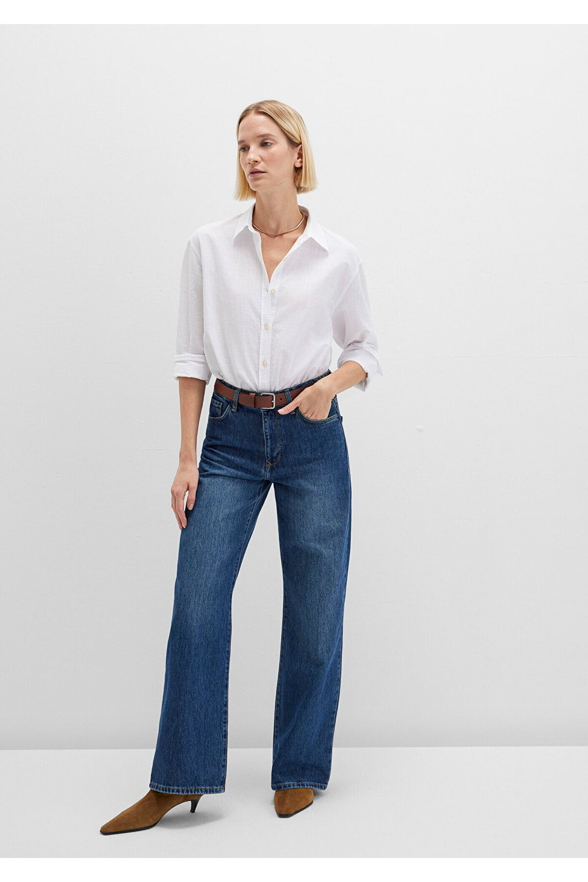 Mavi Malibu Mid Used Denim Jean Pantolon 8810152-91317 görsel 2