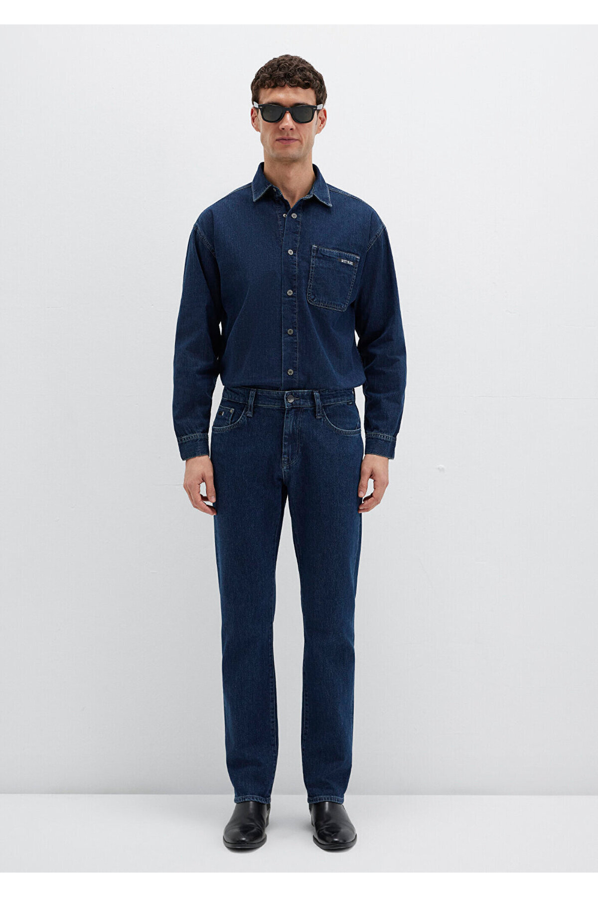 Mavi Martin Black Koyu Puslu Jean Pantolon 0037890982 görsel 3
