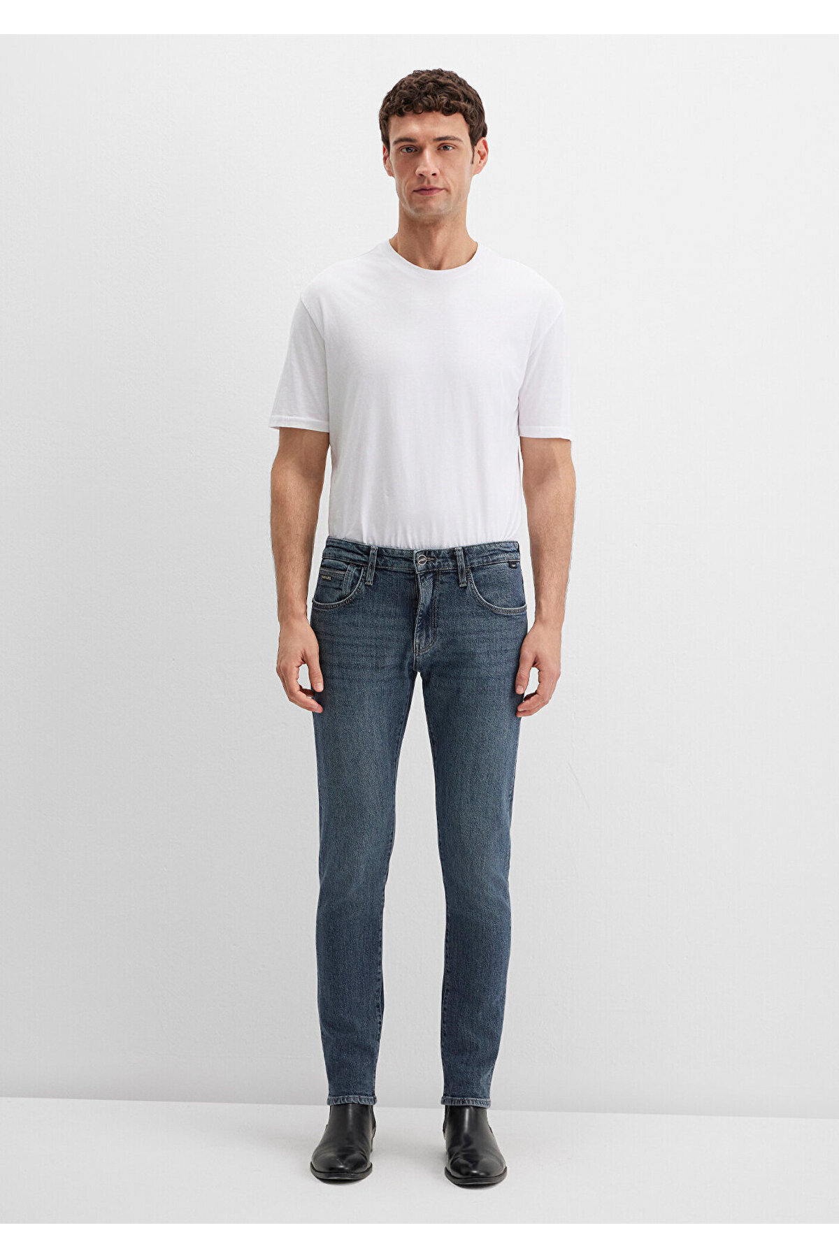 Mavi James Black Puslu Koyu Jean Pantolon 0042489342 görsel 4