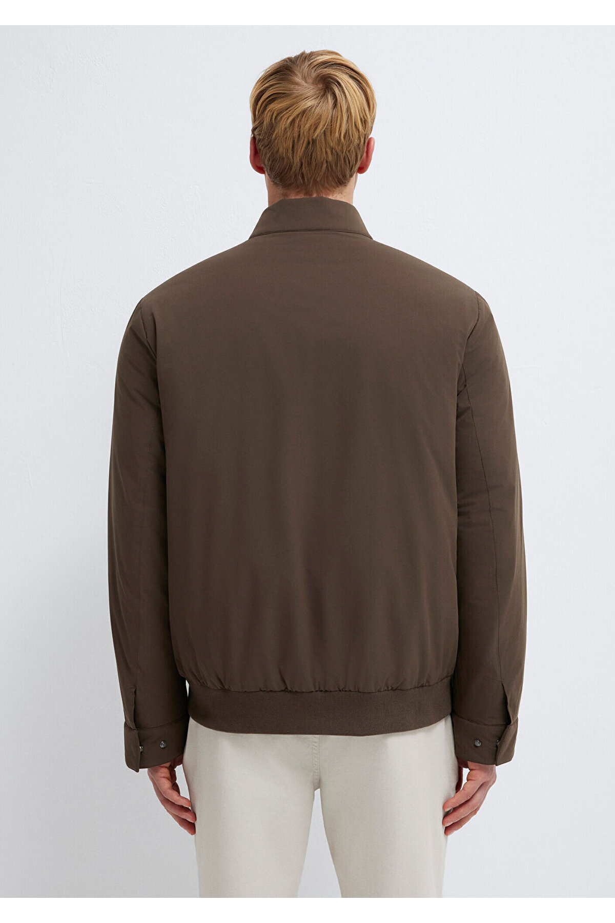 Mavi Kahverengi Bomber Ceket 0110761-71541 görsel 5