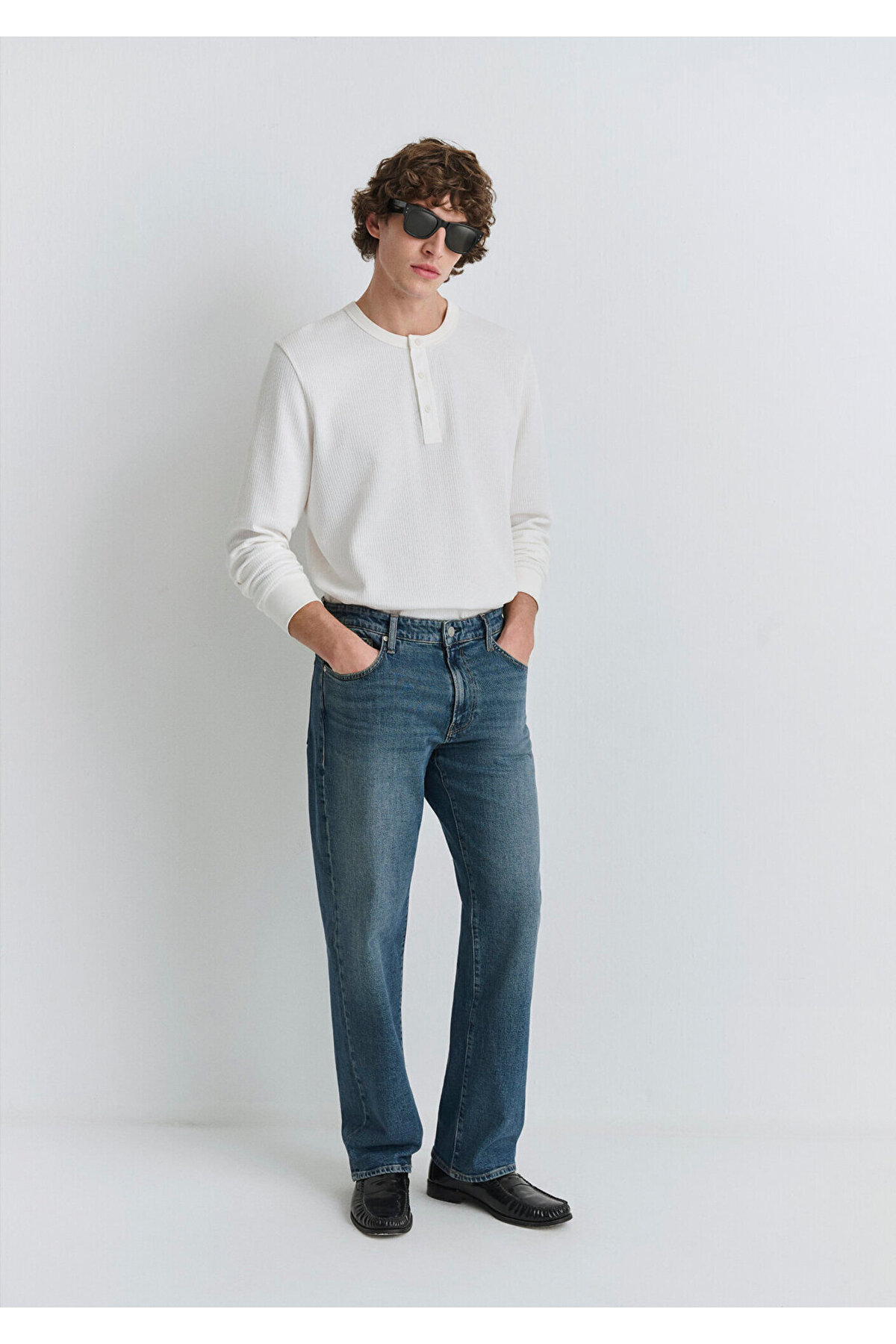 Mavi Marlon Classic Denim Puslu Jean Pantolon 0019166-87850 görsel 2