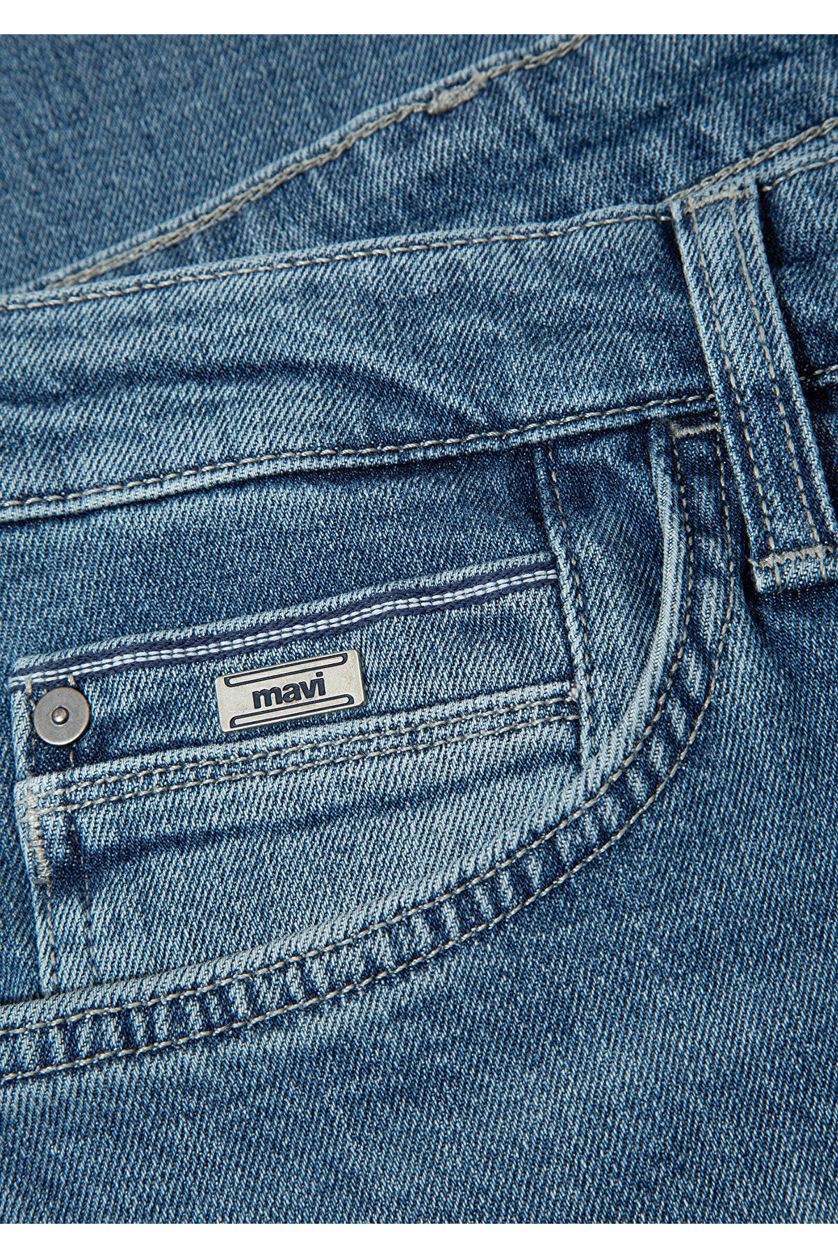 Mavi Hasan Premium Blue Vintage Indigo Mavisi Jean Pantolon 0006690654 görsel 4