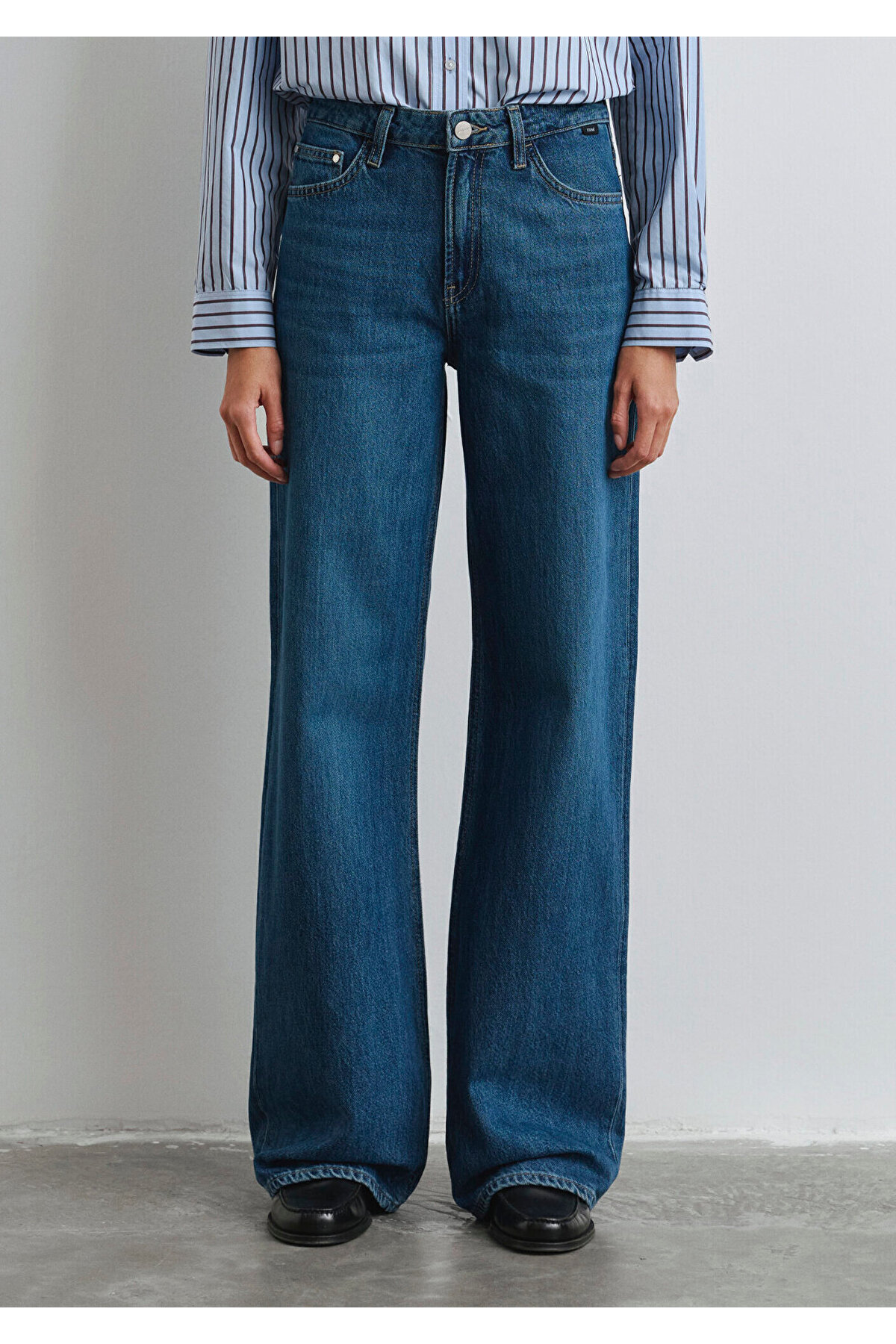 Mavi Malibu Iconic Puslu Koyu Jean Pantolon 1010152-90516 görsel 4