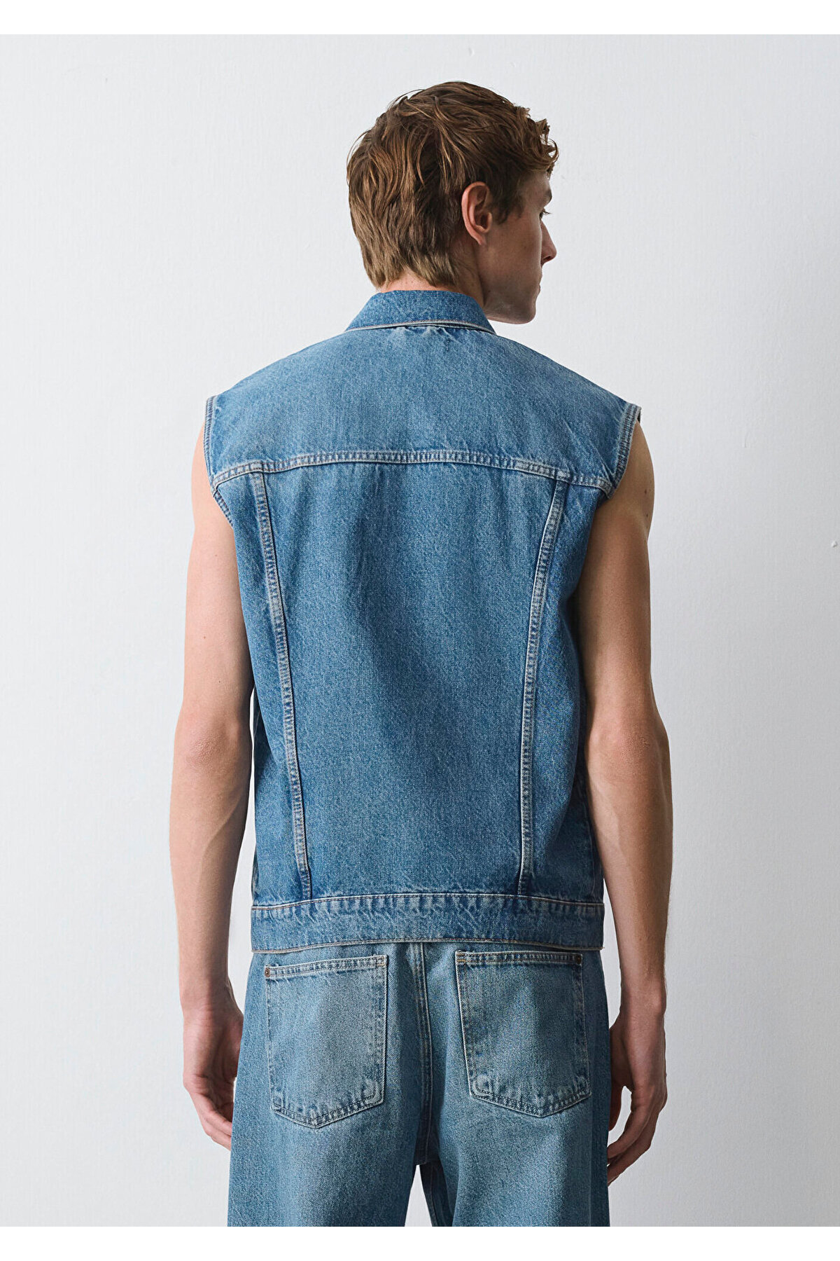 Mavi Russell Classic Denim Indigo Mavisi Jean Yelek Regular Fit / Normal Kesim 0111783-89135 görsel 5