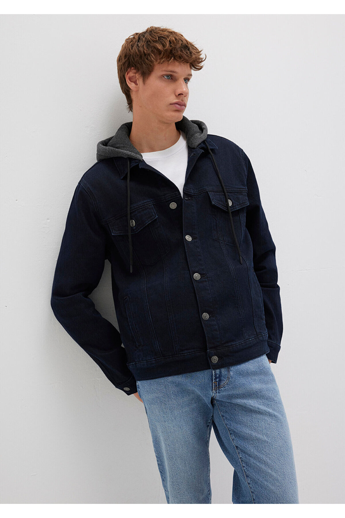 Mavi Brandon 90lar Mürekkep Mavisi Jean Ceket 0112808-90770 görsel 2