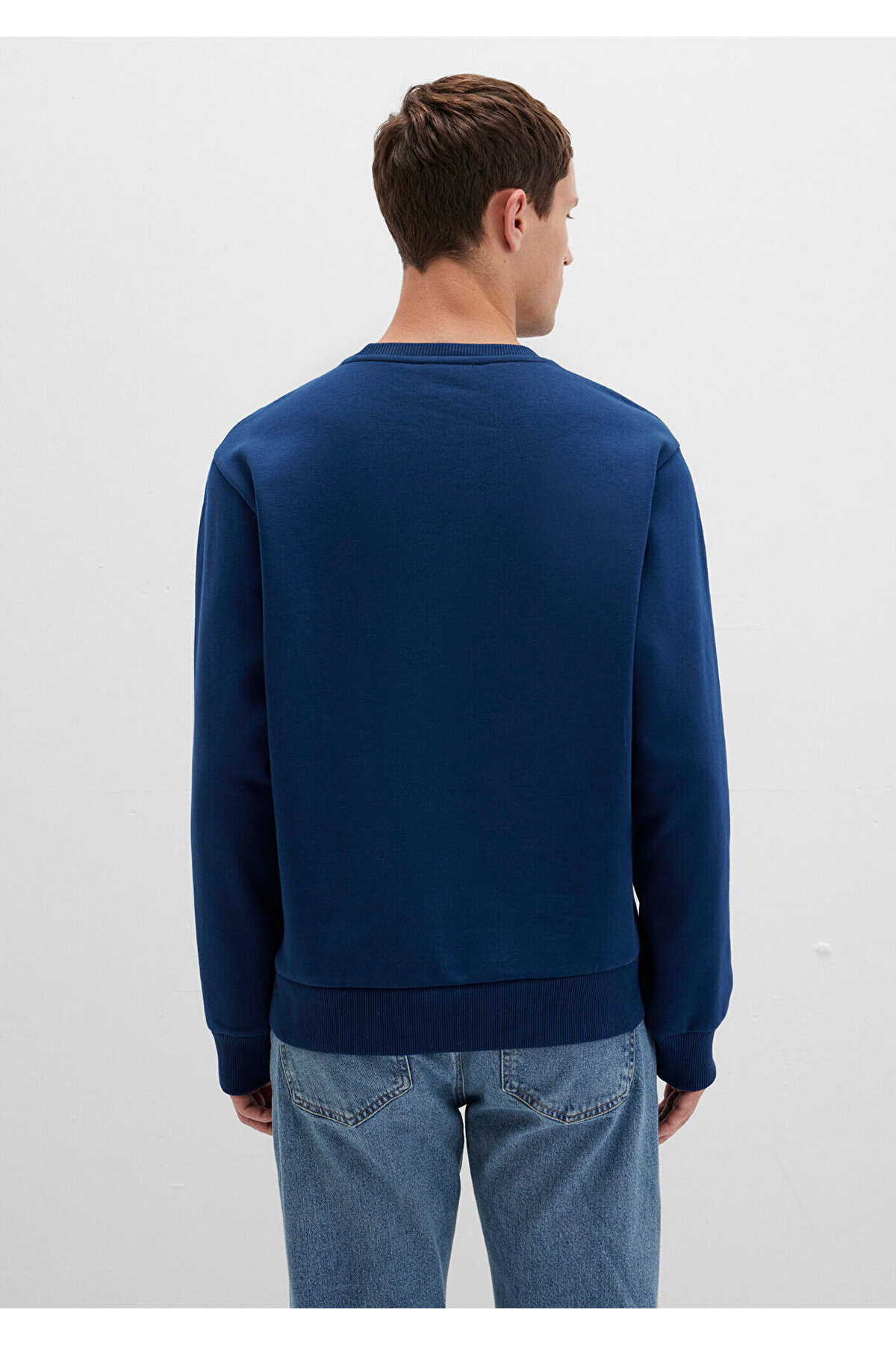 Mavi Logo Baskılı Sweatshirt 0611716-89353 görsel 5