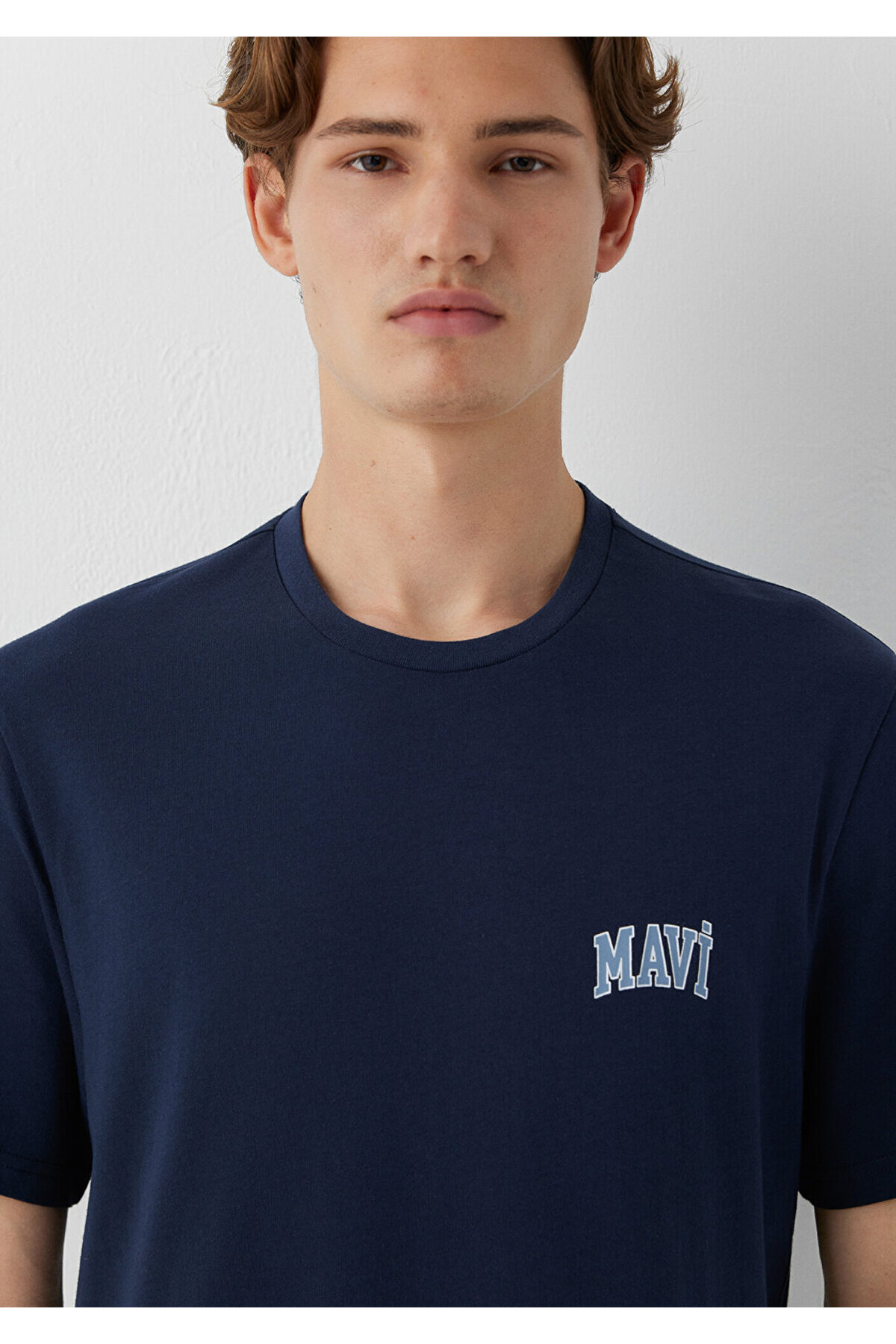 Mavi Logo Baskılı Lacivert Tişört Regular Fit / Normal Kesim 0611714-70497 görsel 6