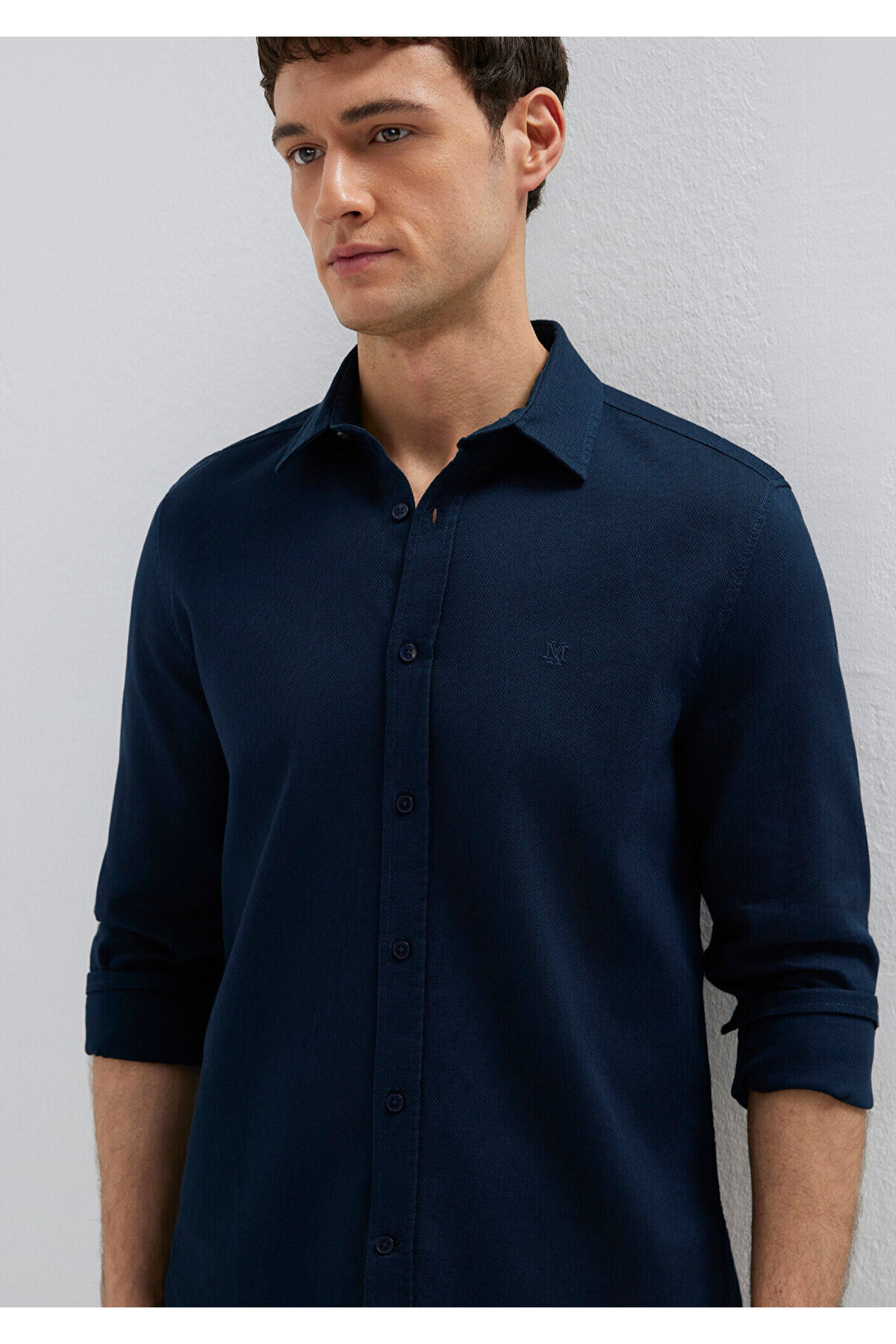 Mavi Lacivert Gömlek Slim Fit / Dar Kesim 0211656-80872 görsel 2