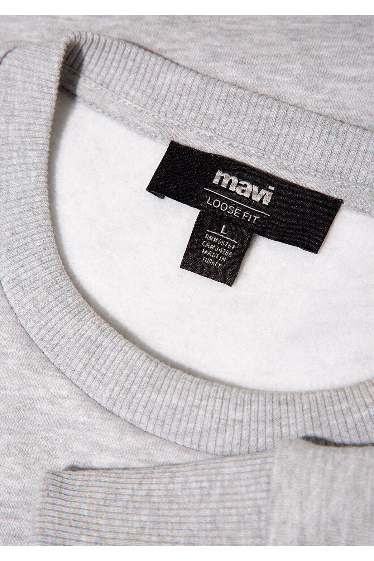 Mavi Logo Baskılı Gri Sweatshirt 0611716-80018 görsel 7