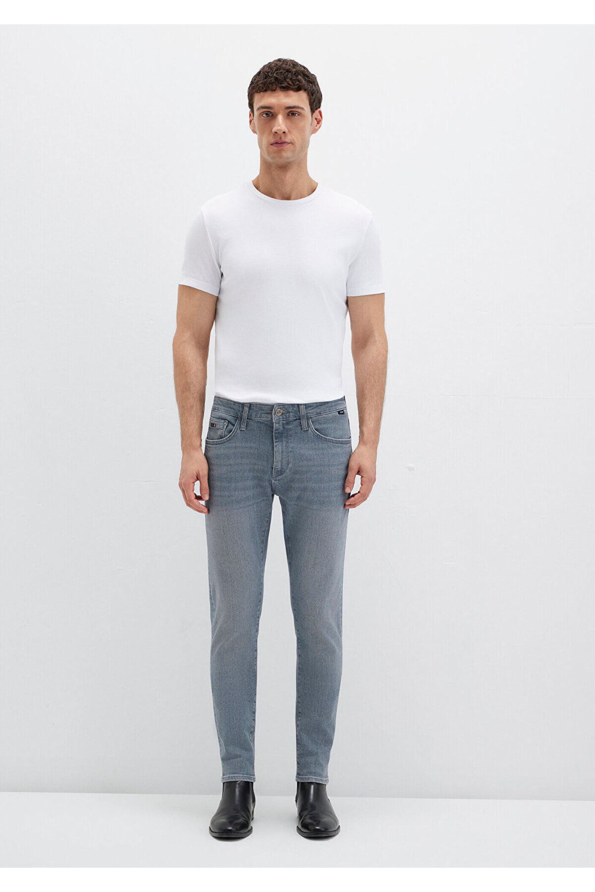 Mavi James Lux Black Gri Smoke Jean Pantolon 0042489350 görsel 3